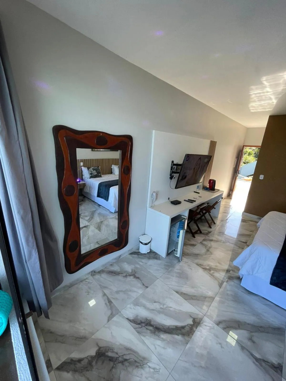 Bed in Pousada e Restaurante Vista Turquesa