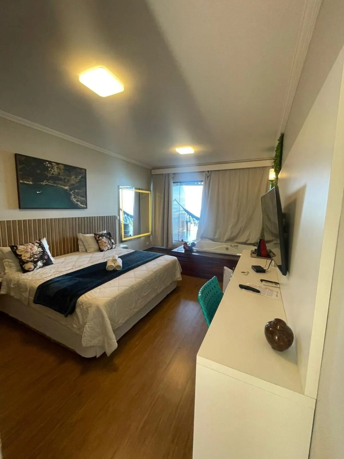 Bed in Pousada e Restaurante Vista Turquesa