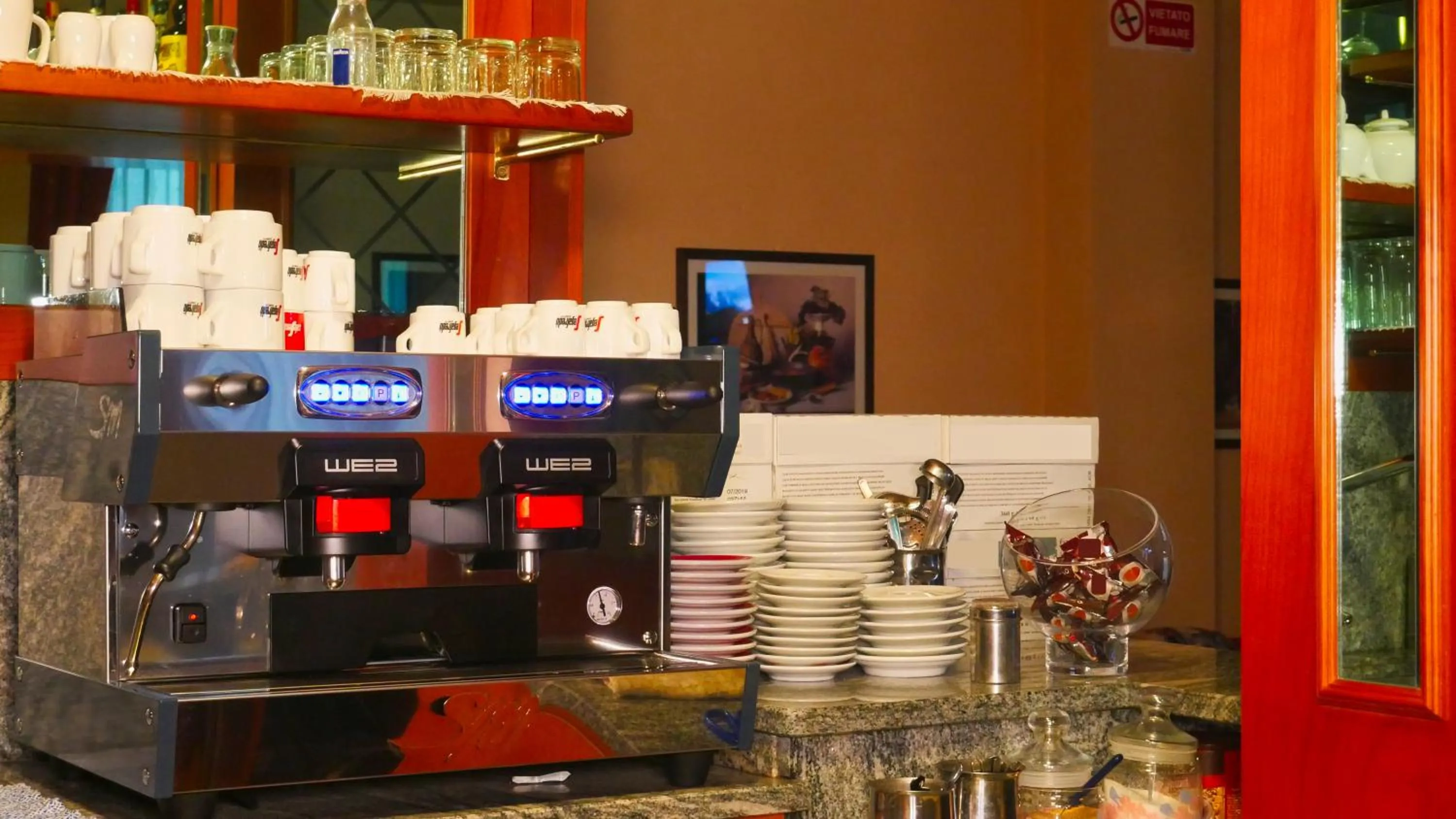 Lounge or bar in hotel Vajont