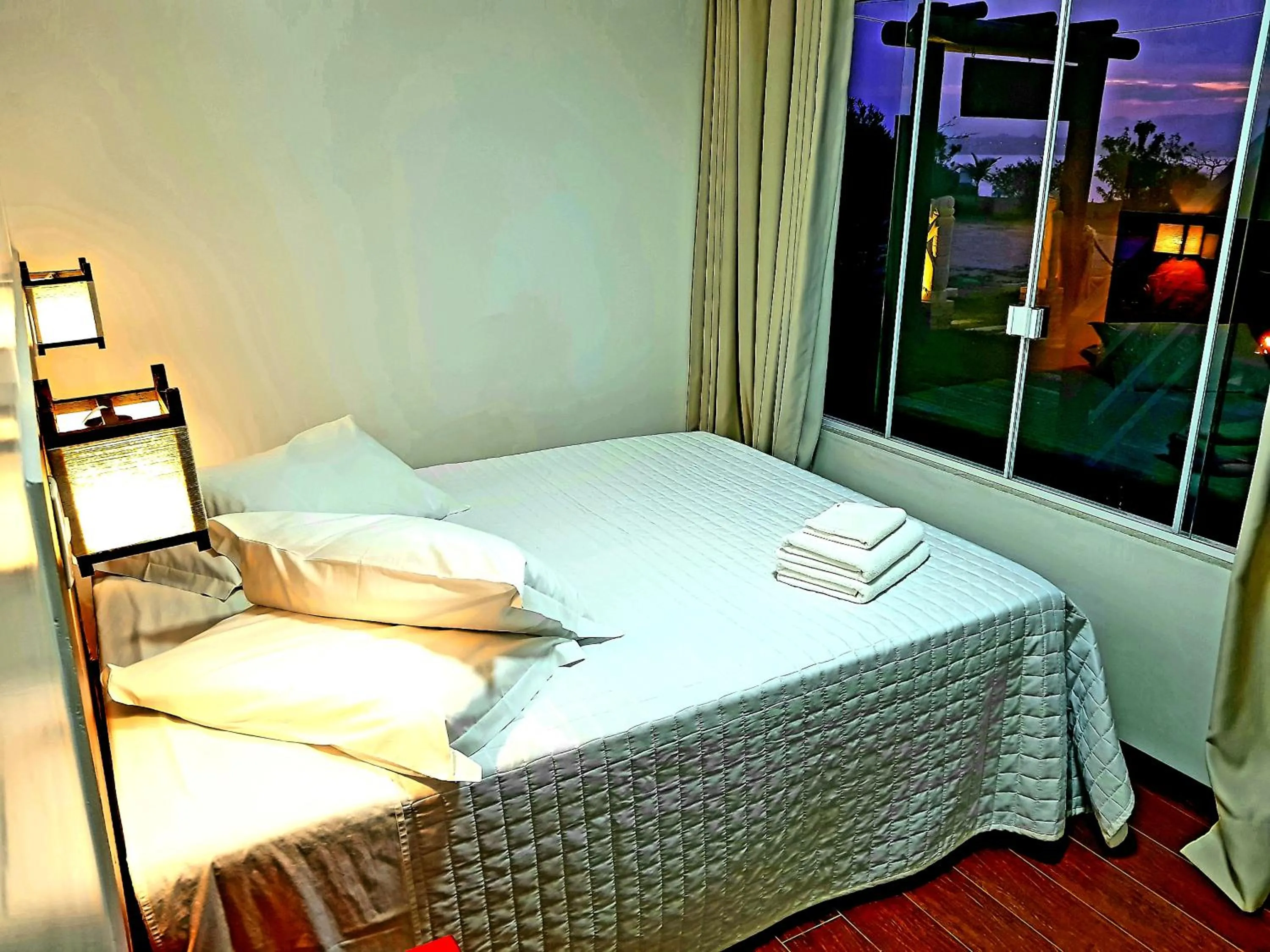 Bed in POUSADA PARAÍSO DA LAGOA