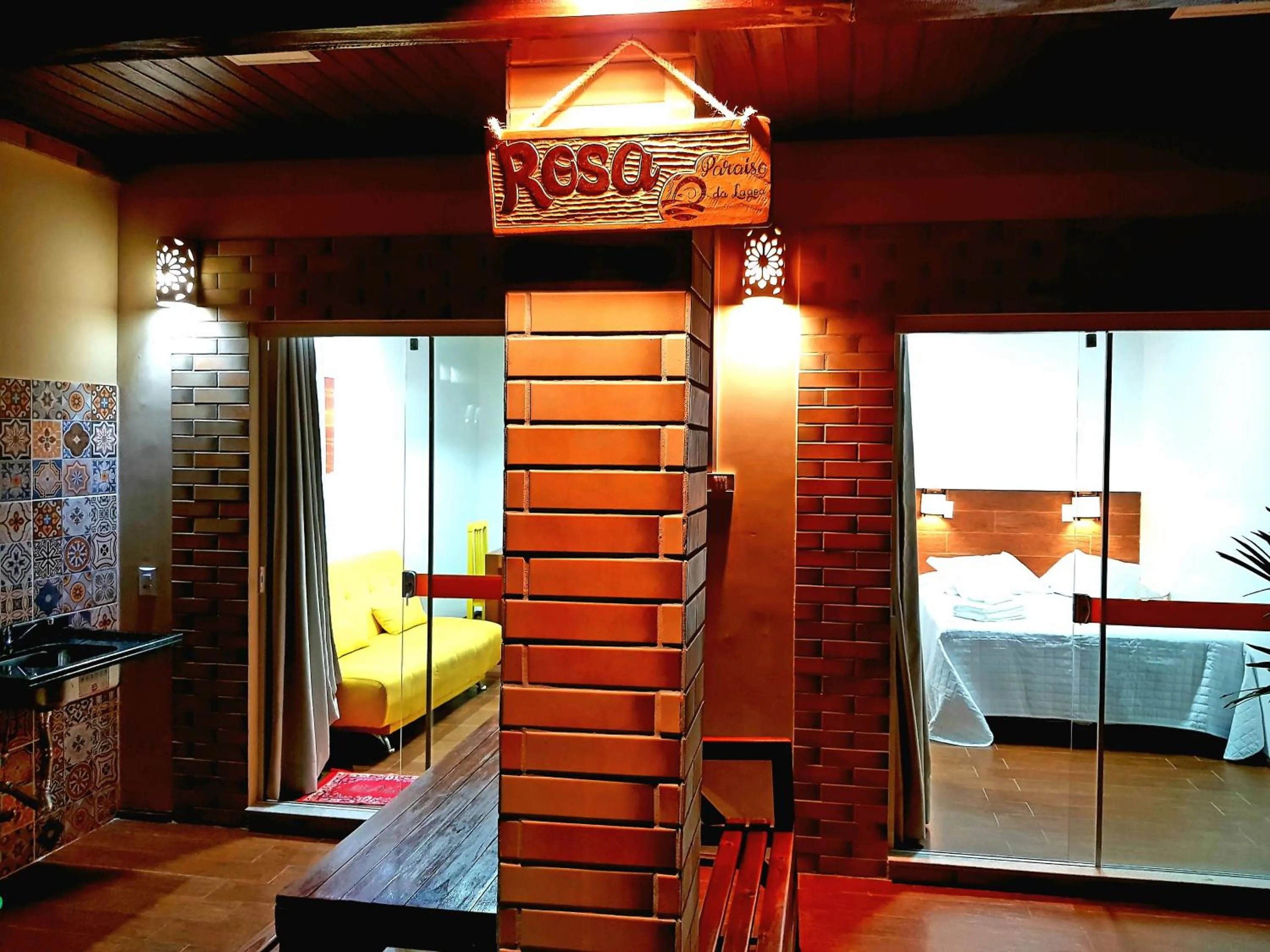 Bed in POUSADA PARAÍSO DA LAGOA