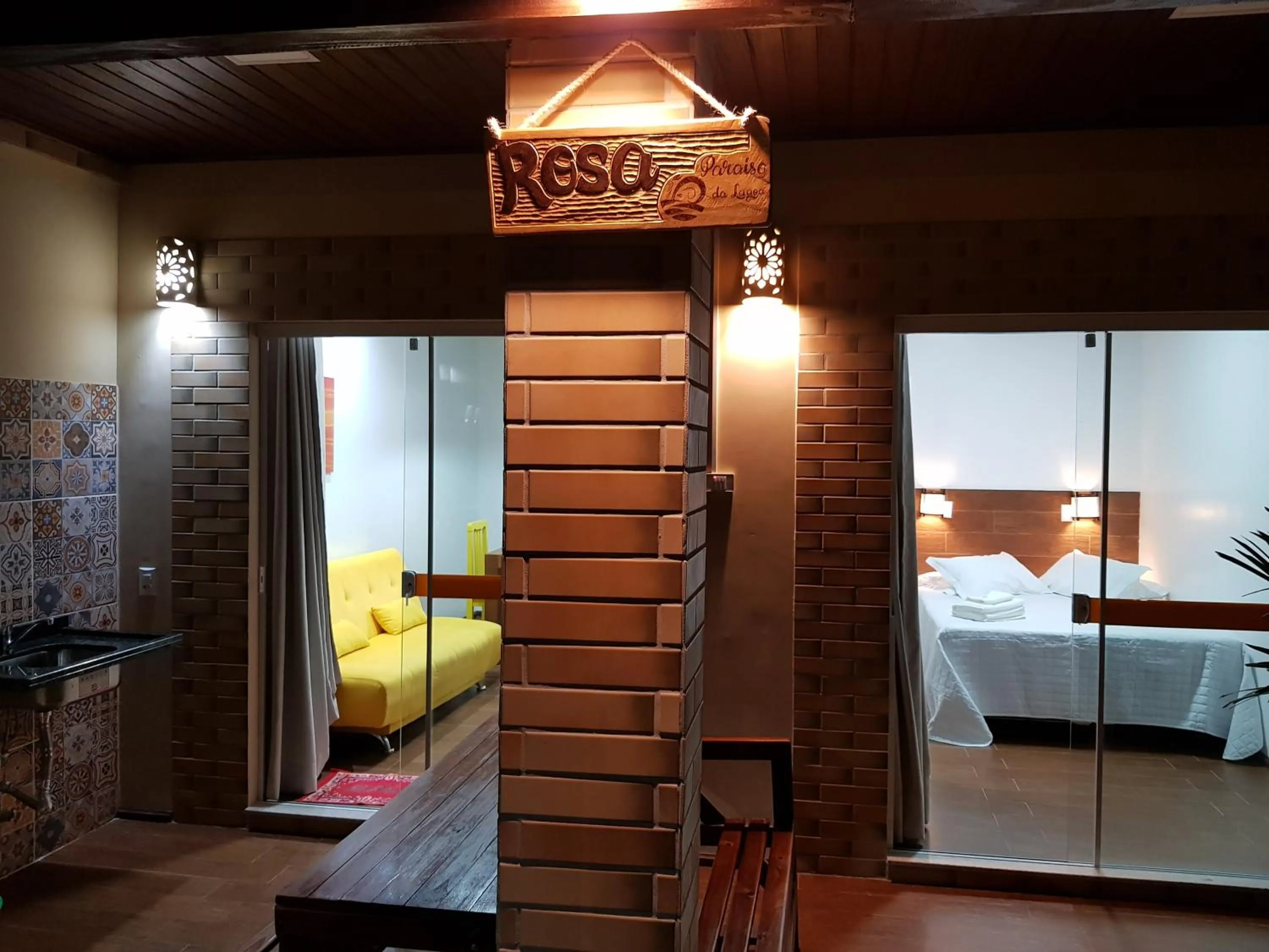 Bed in POUSADA PARAÍSO DA LAGOA