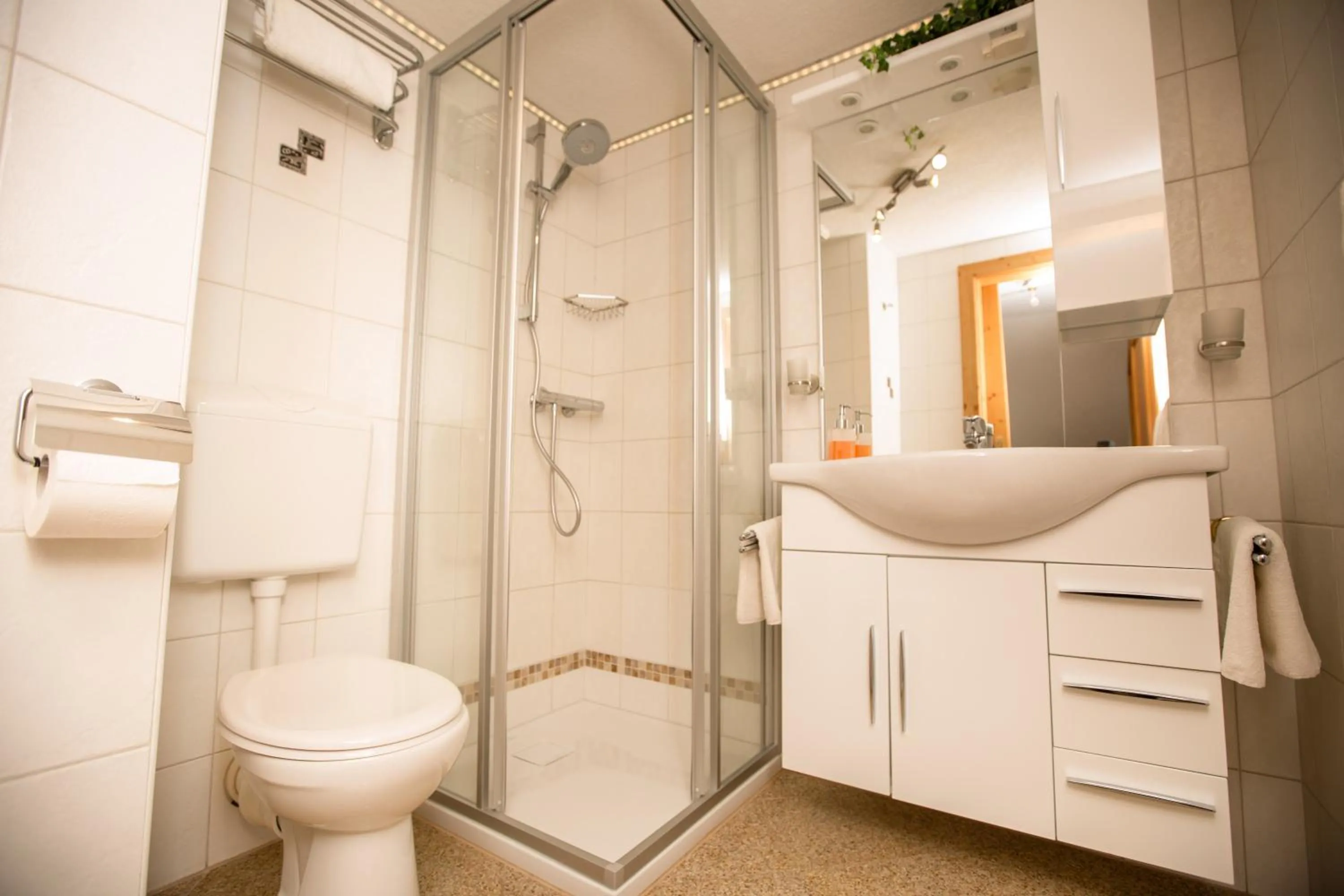 Shower in Pension Knoll