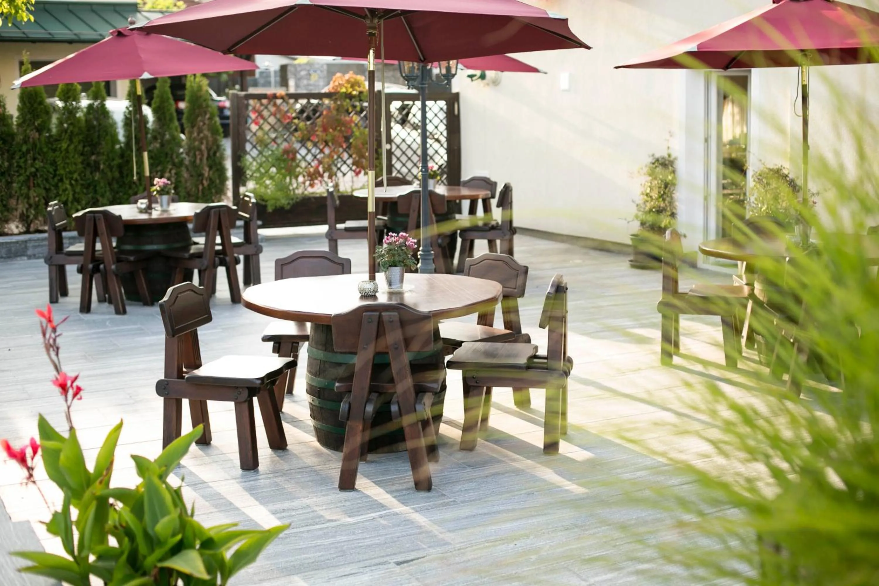 Garden in Pension Knoll