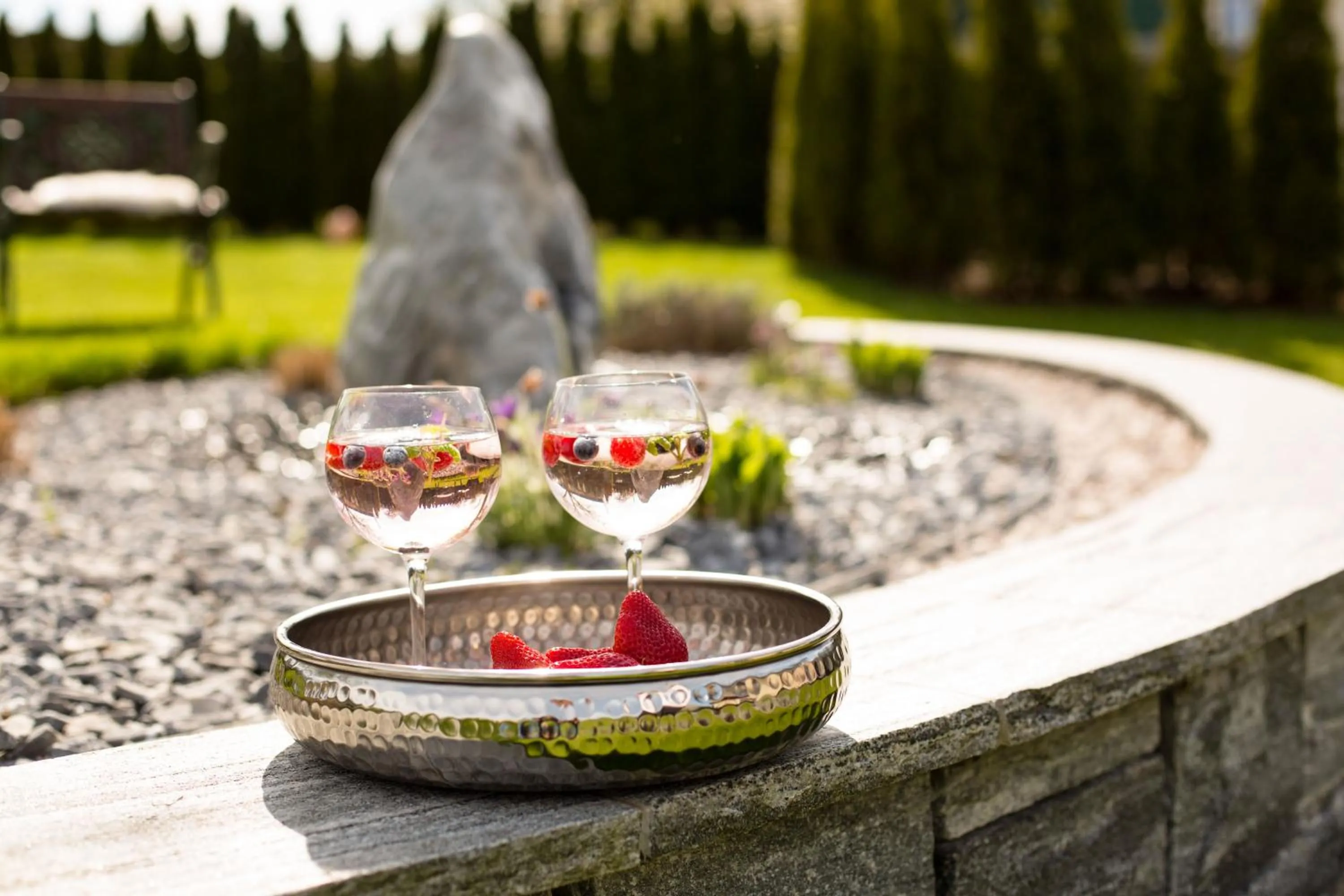 Garden in Pension Knoll