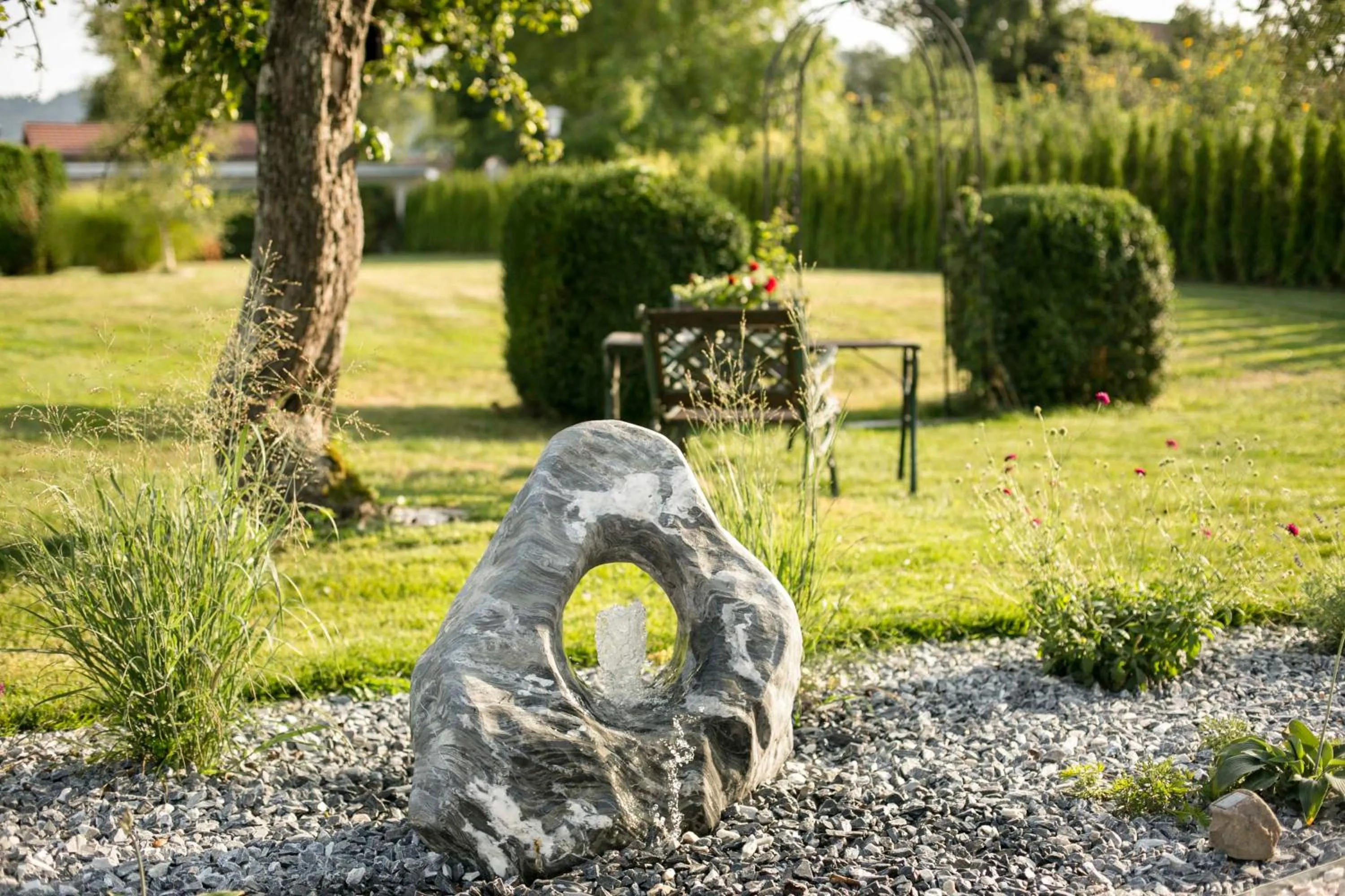 Garden in Pension Knoll