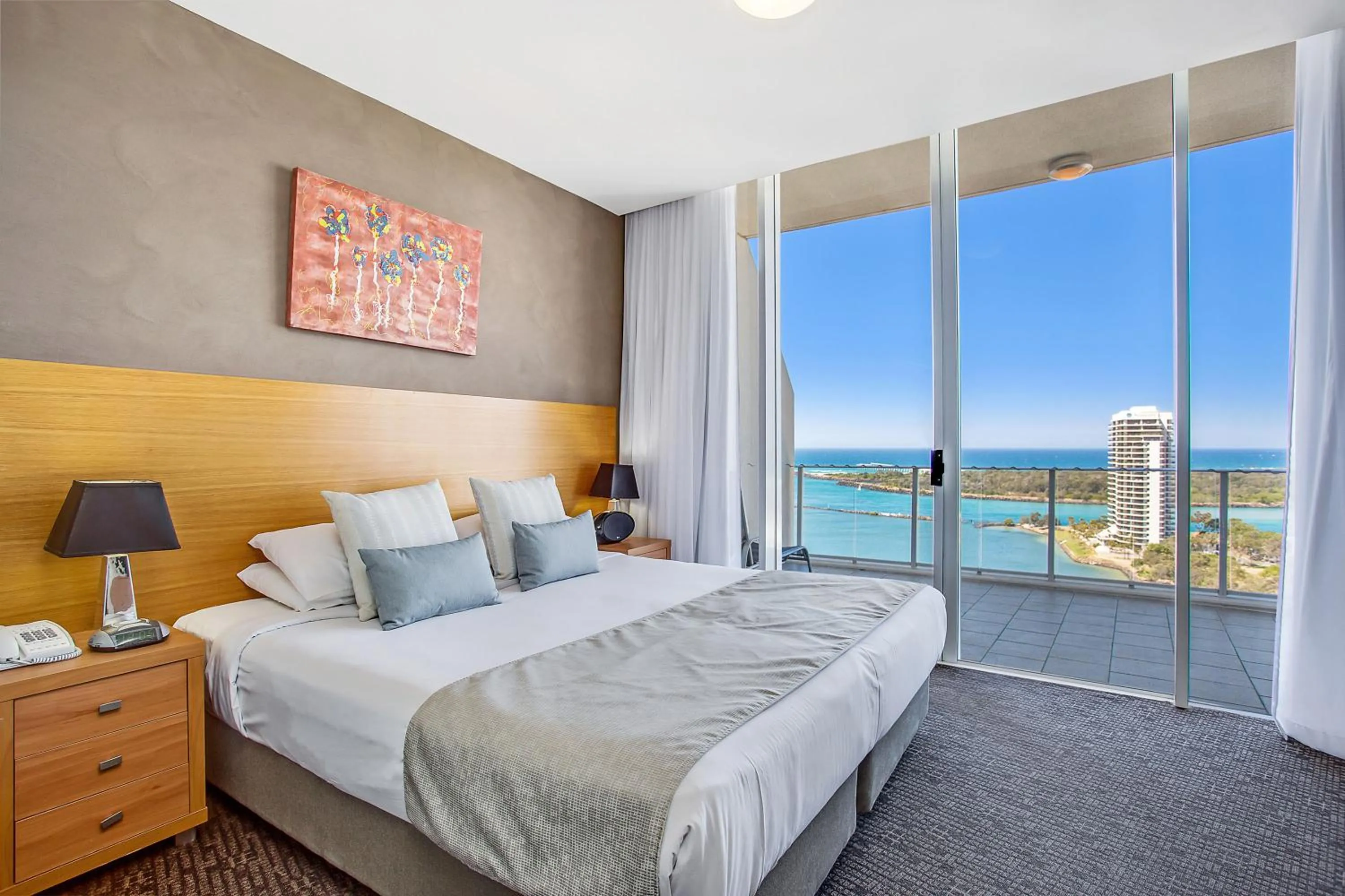 Bedroom, Bed in Mantra Twin Towns