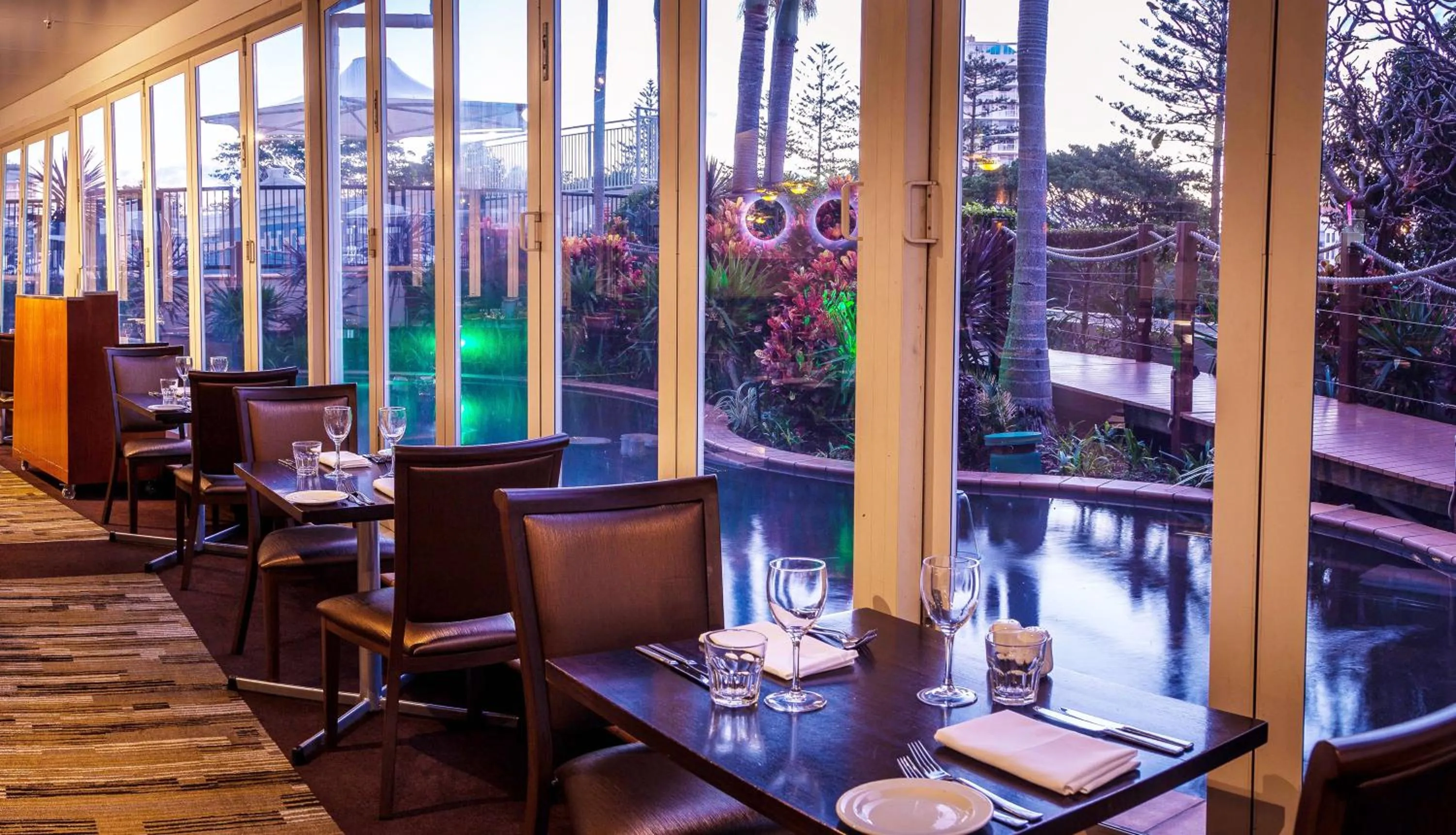 Dining area in Mantra Twin Towns