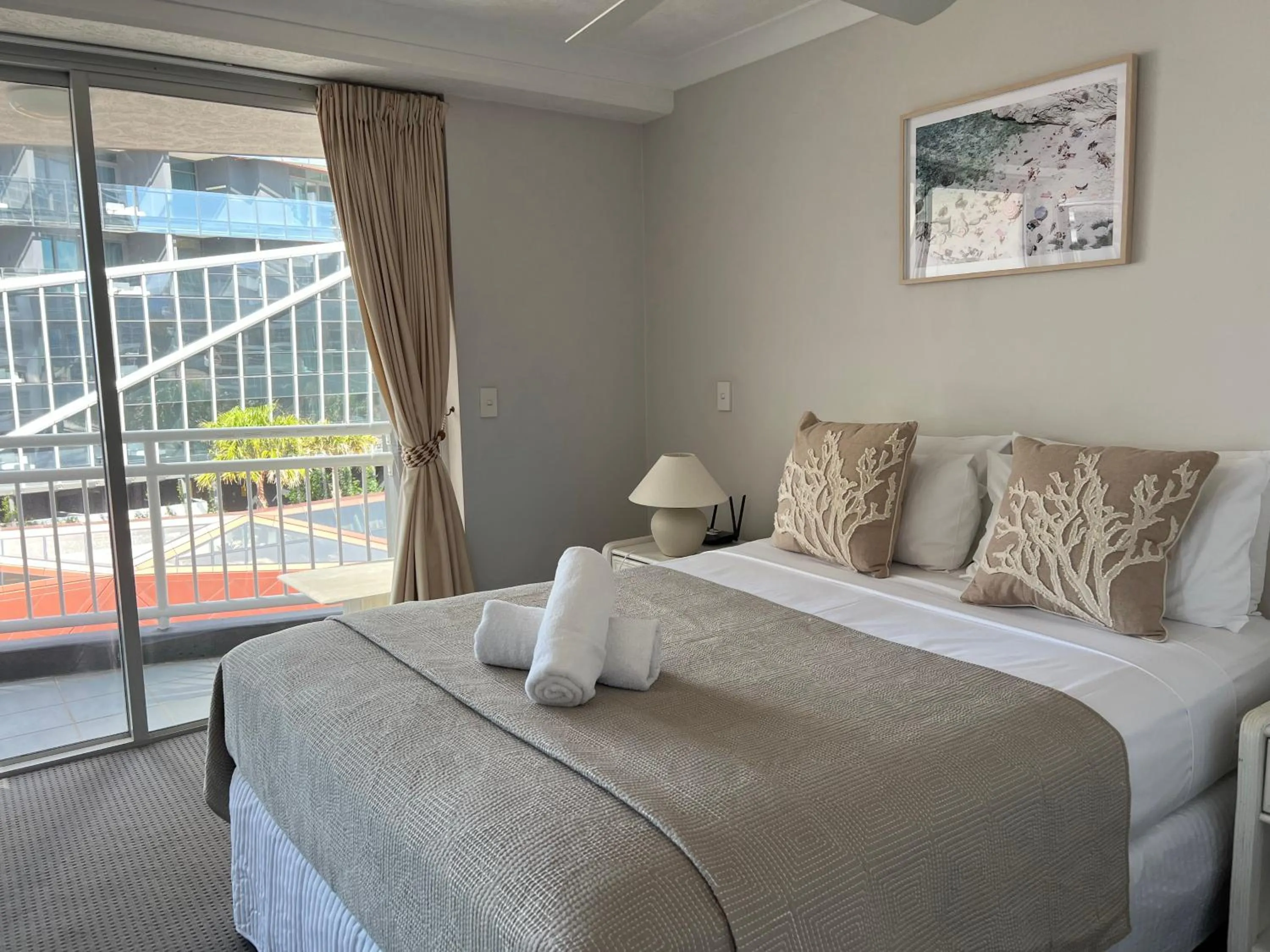 Bed in Wharf Boutique Apartments