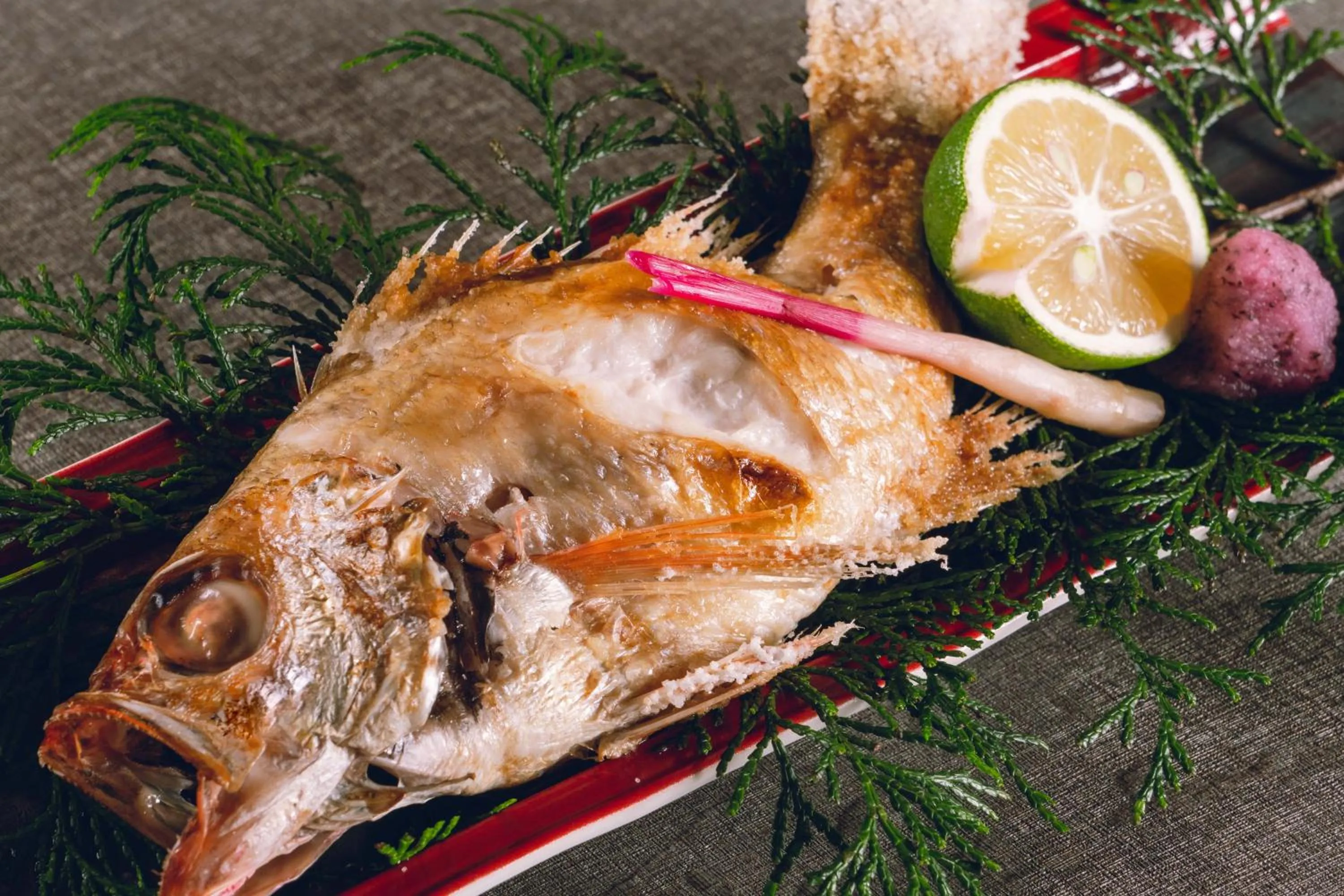 Dinner in Tamatsukuri Grand Hotel Choseikaku