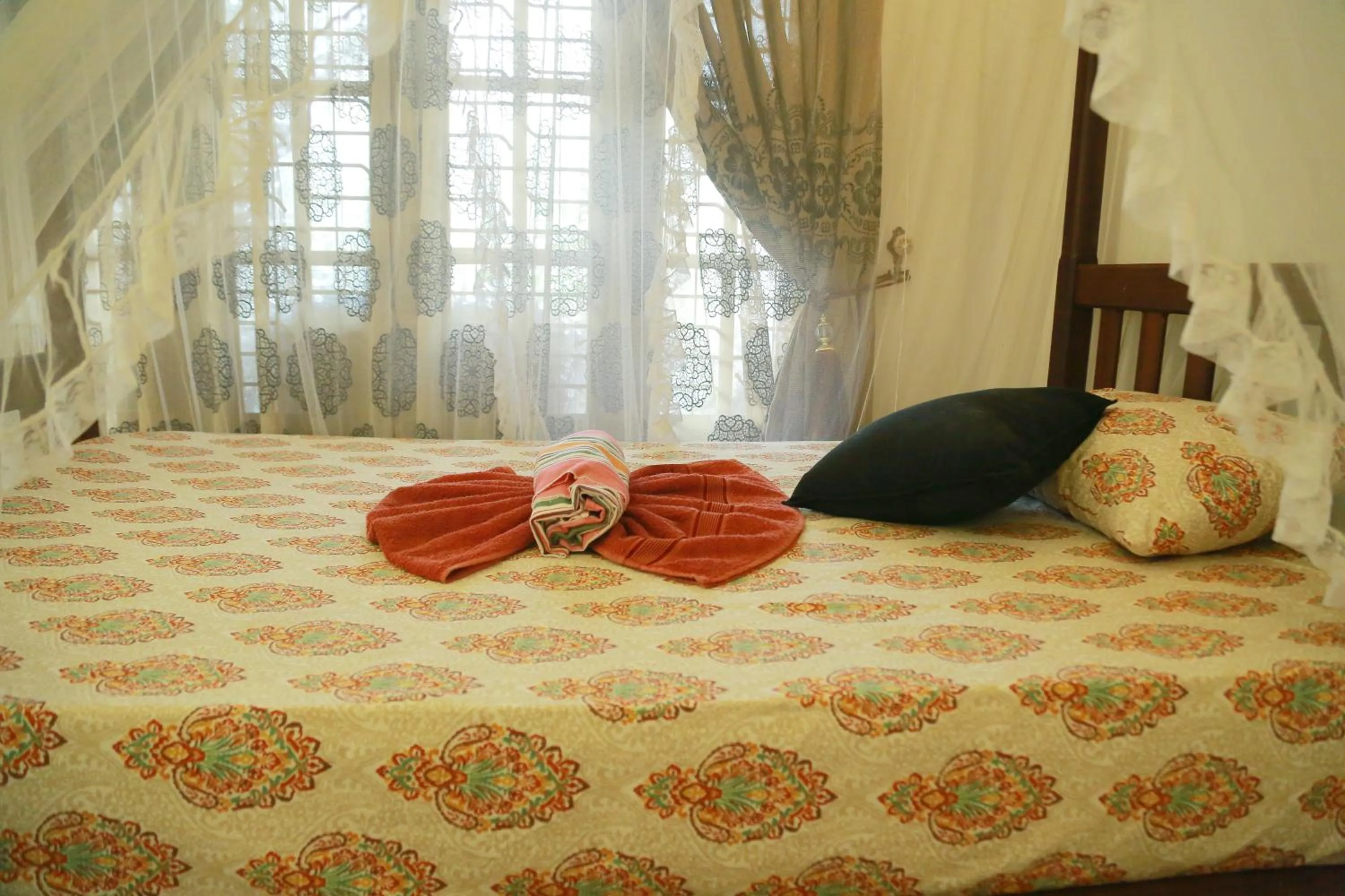 Bed in Gihan Guesthouse