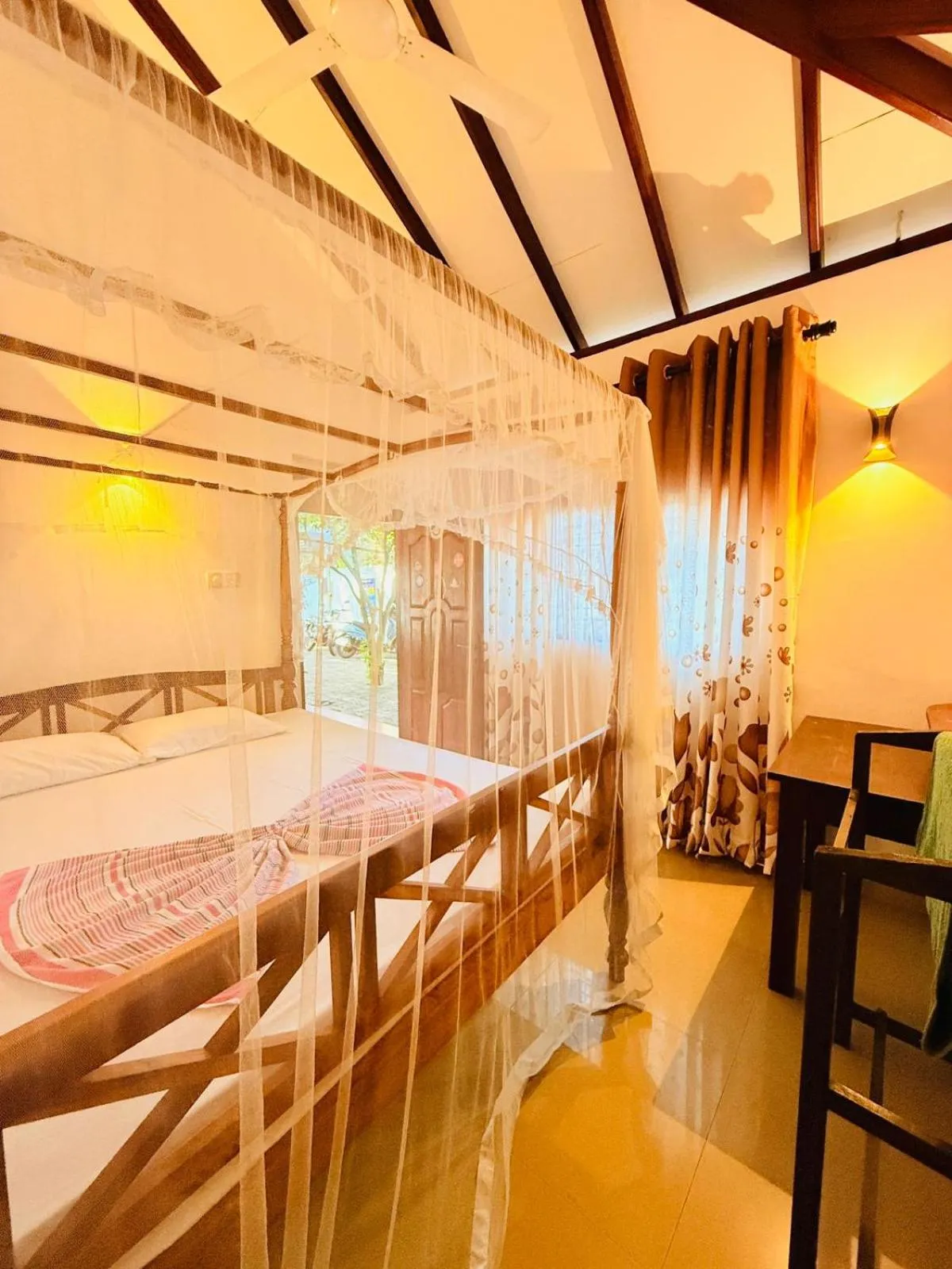 Bed in Gihan Guesthouse