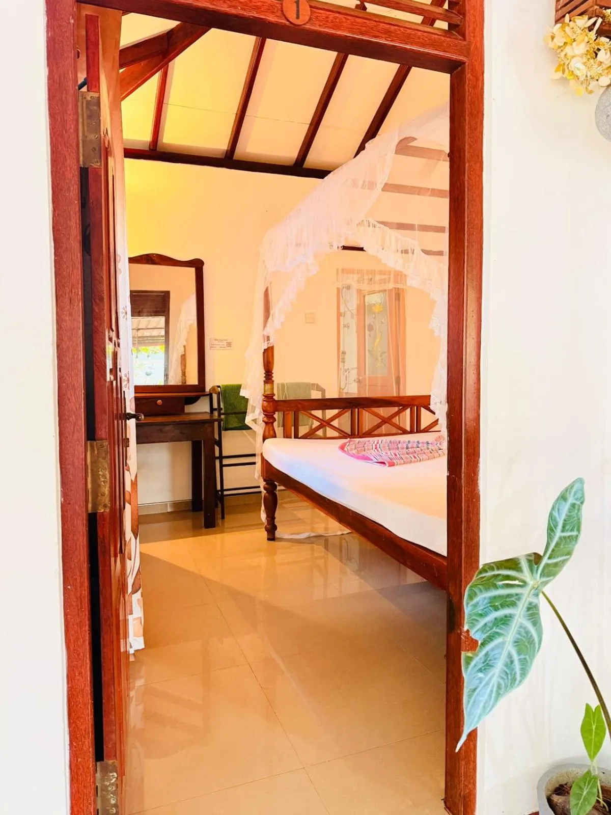 Bed in Gihan Guesthouse