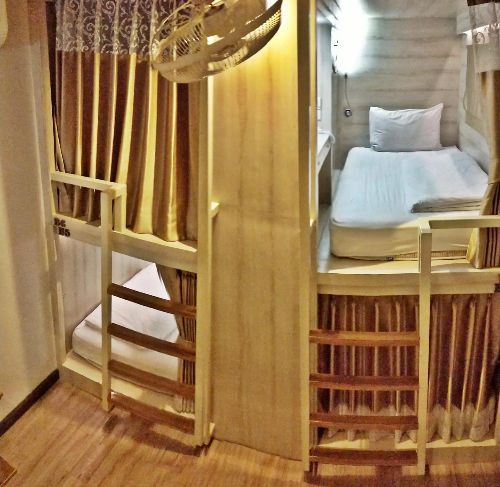 Photo of the whole room, Bed in Mariya Lady Hostel Suvarnabhumi Airport