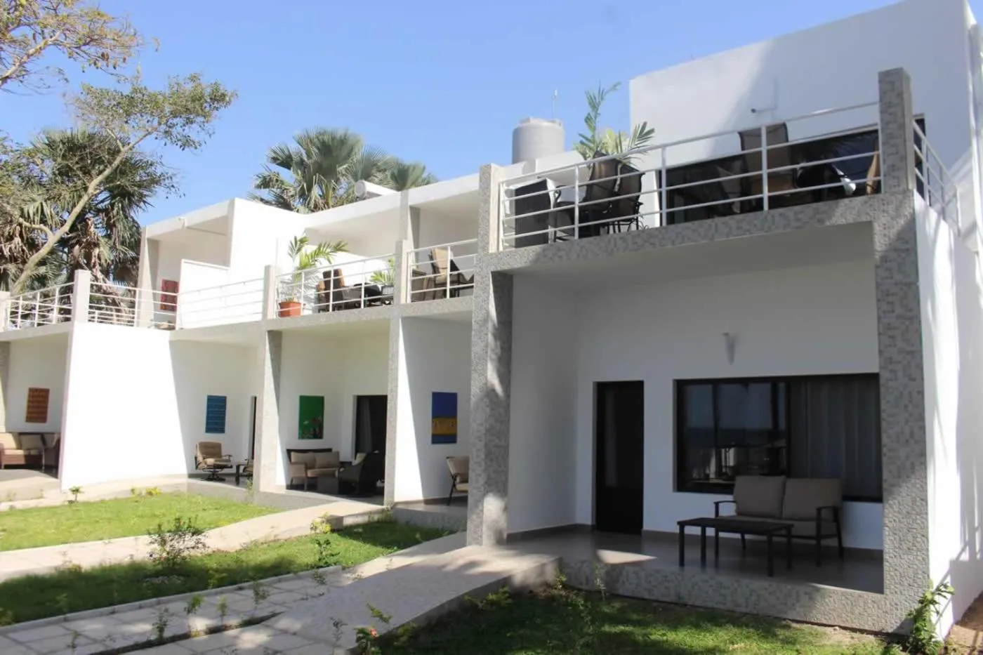 Patio in Swiss Boutique Hotel