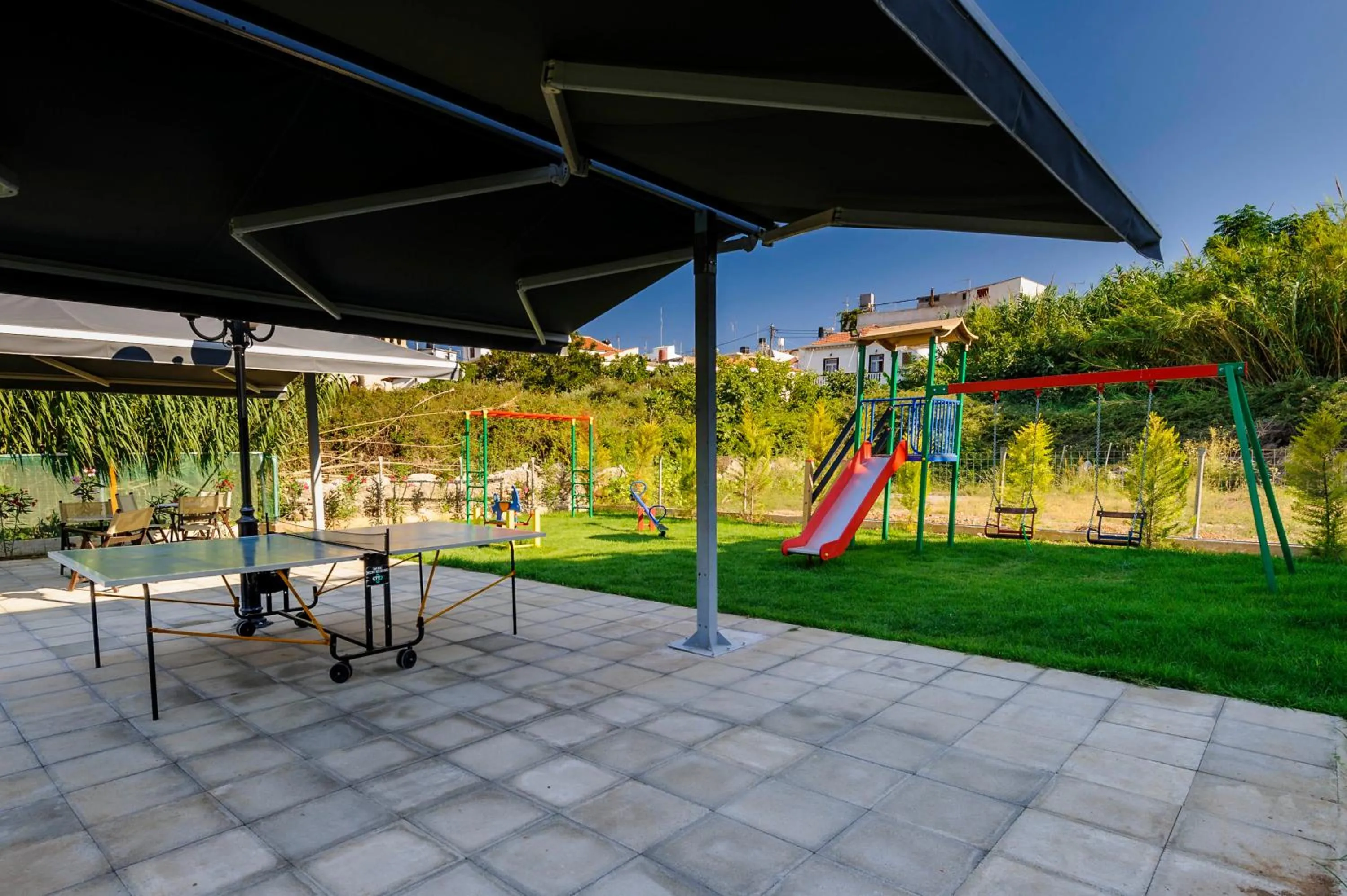 Children play ground in Mirtilos Studios & Apartments