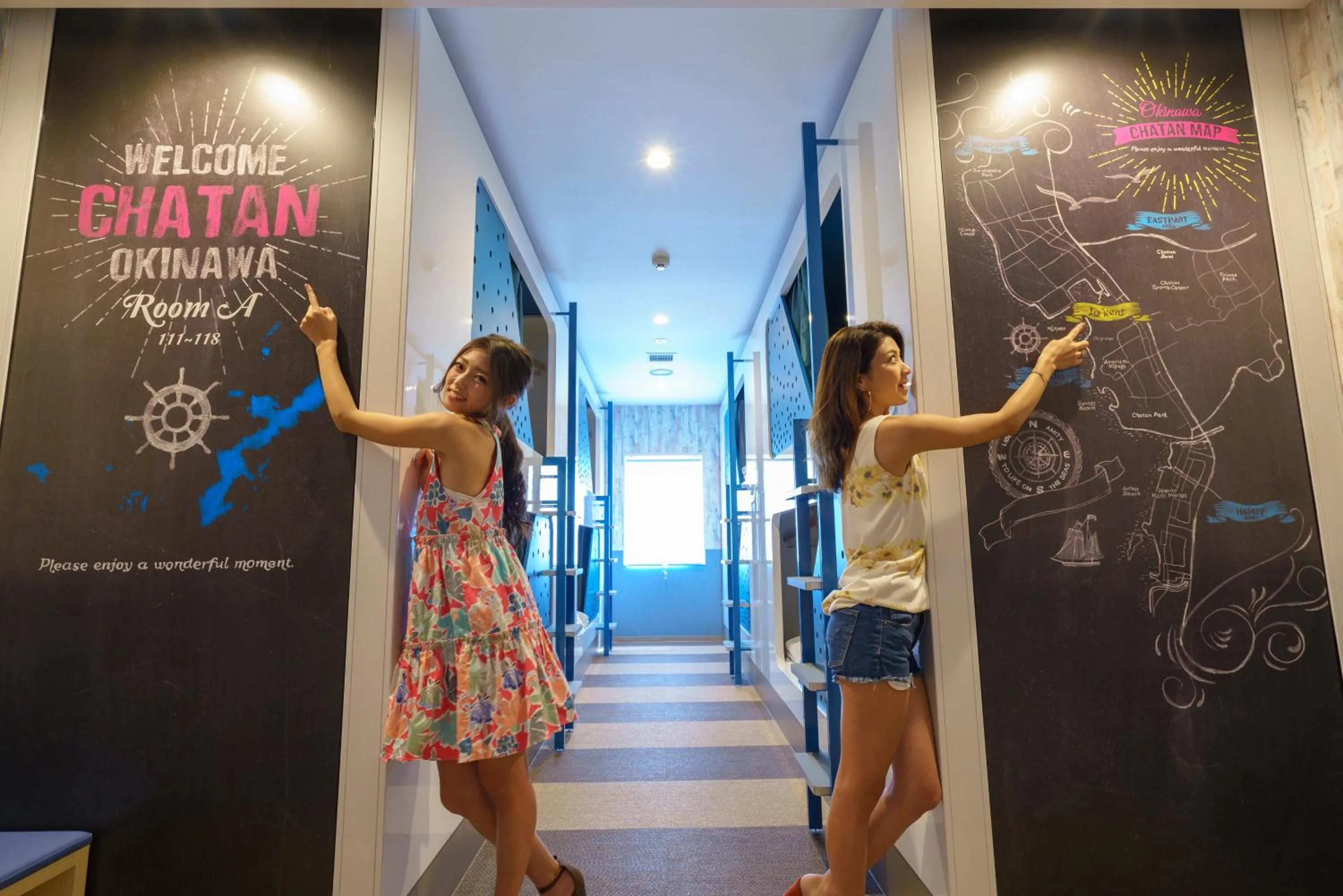 Photo of the whole room in La'gent Hotel Okinawa Chatan Hotel and Hostel