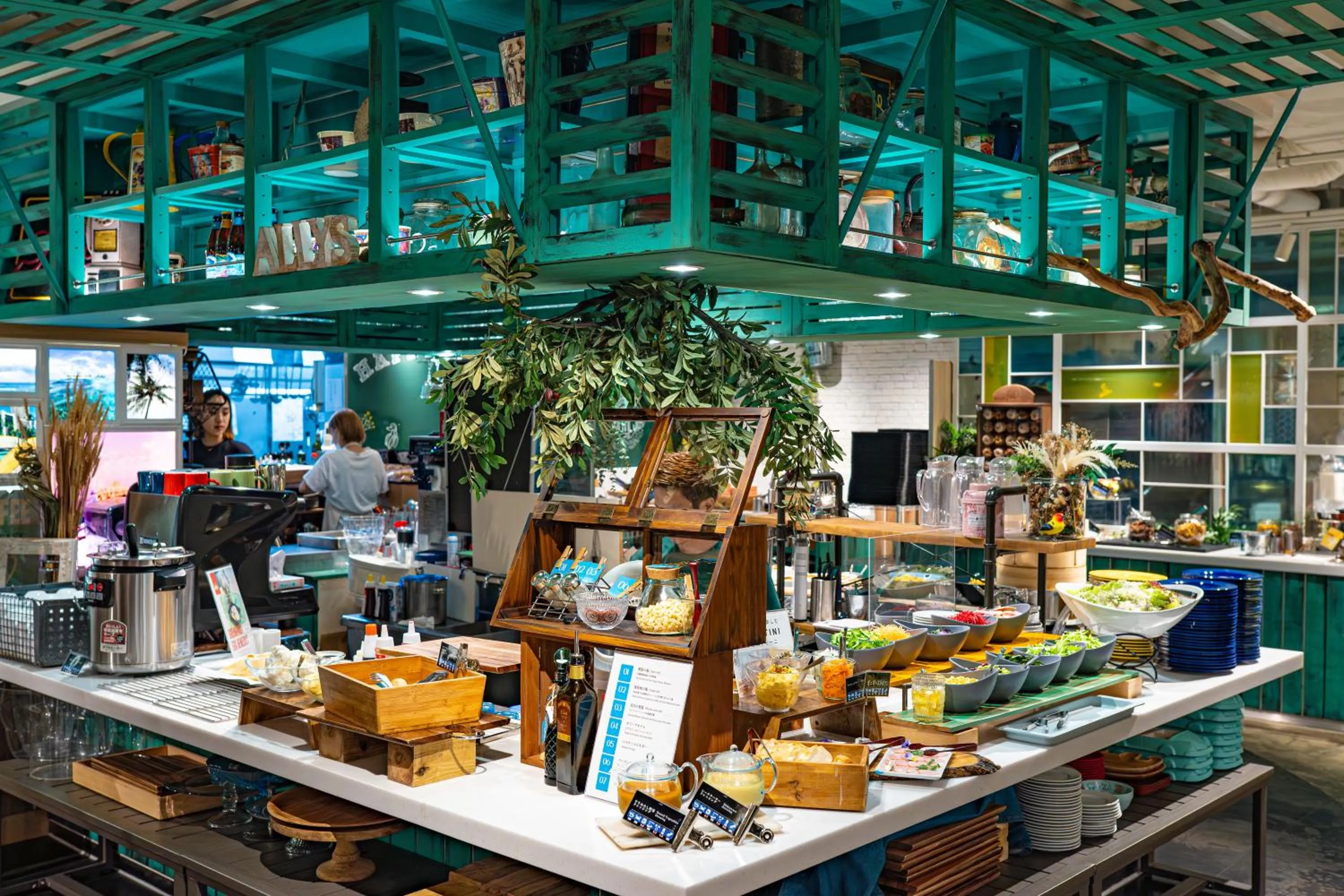 Breakfast in La'gent Hotel Okinawa Chatan Hotel and Hostel