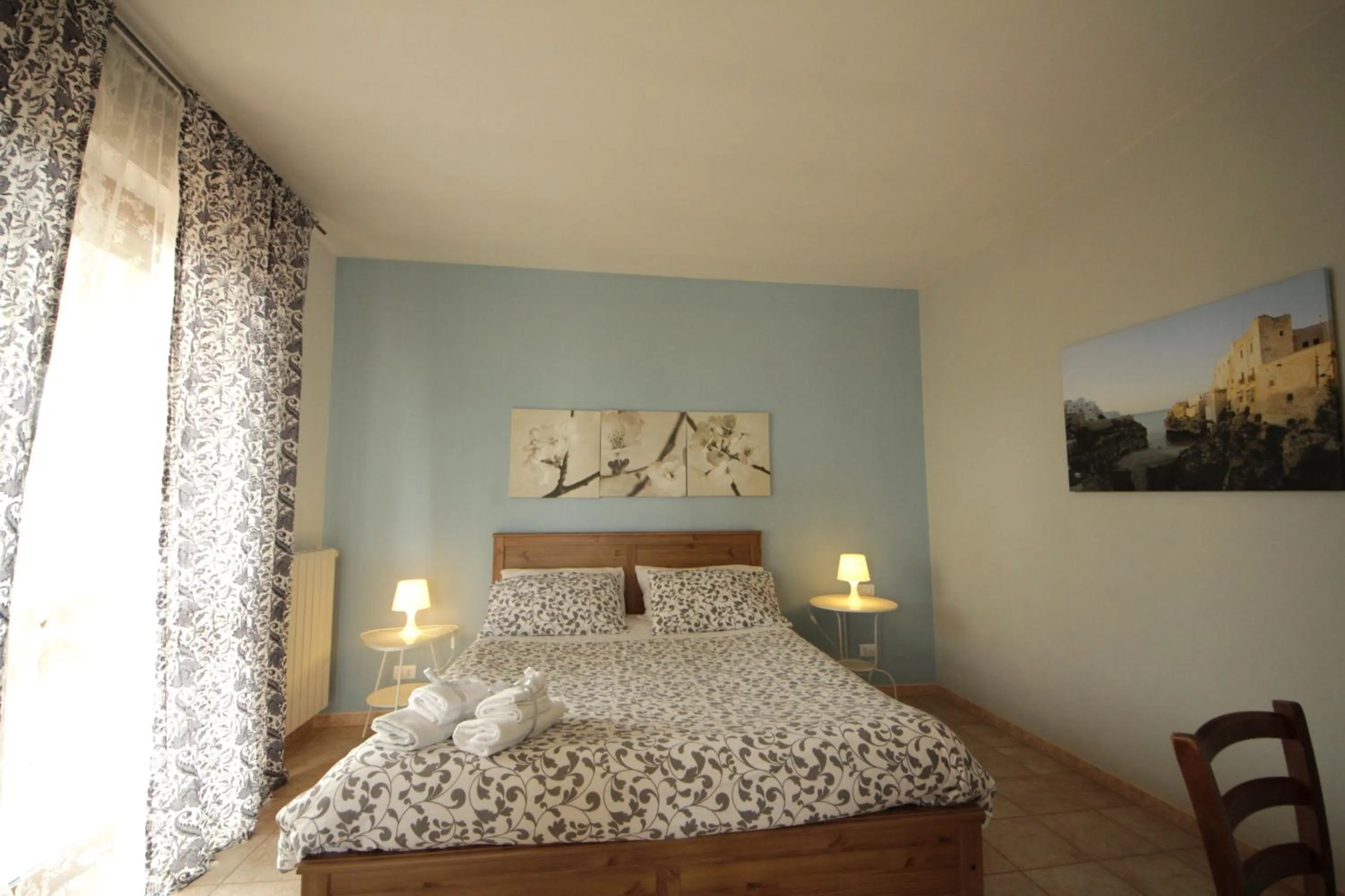 Bed in B&B La Rosa Blu