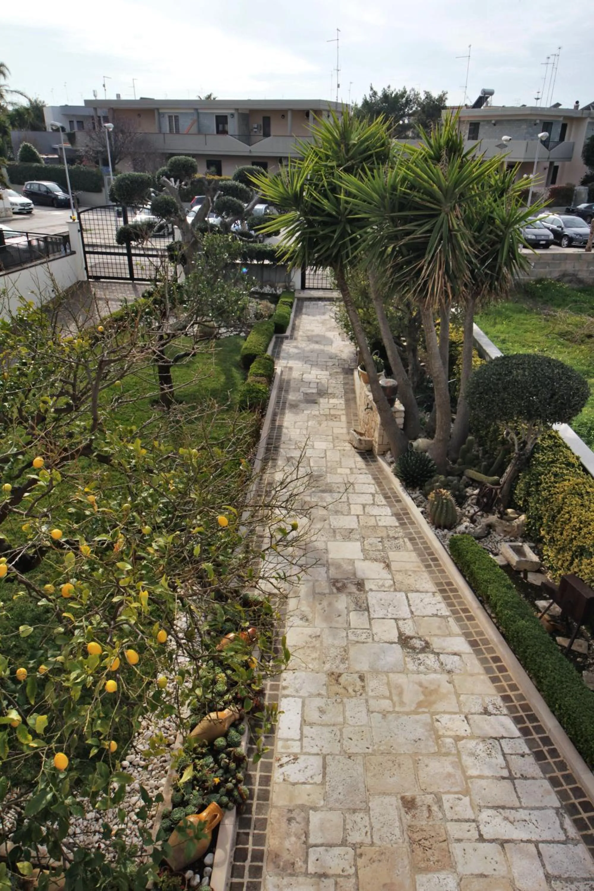 Garden view in B&B La Rosa Blu