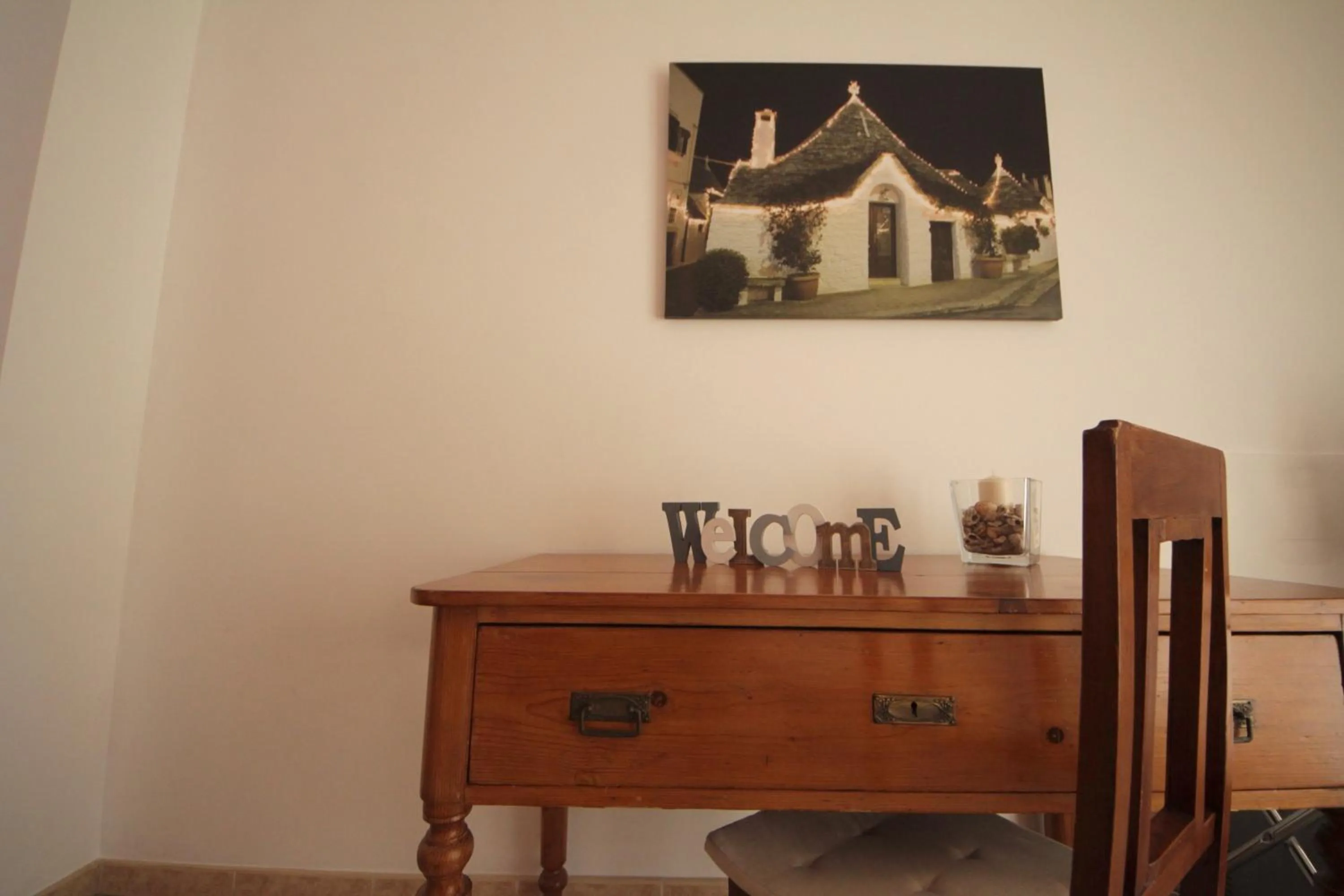 Decorative detail in B&B La Rosa Blu