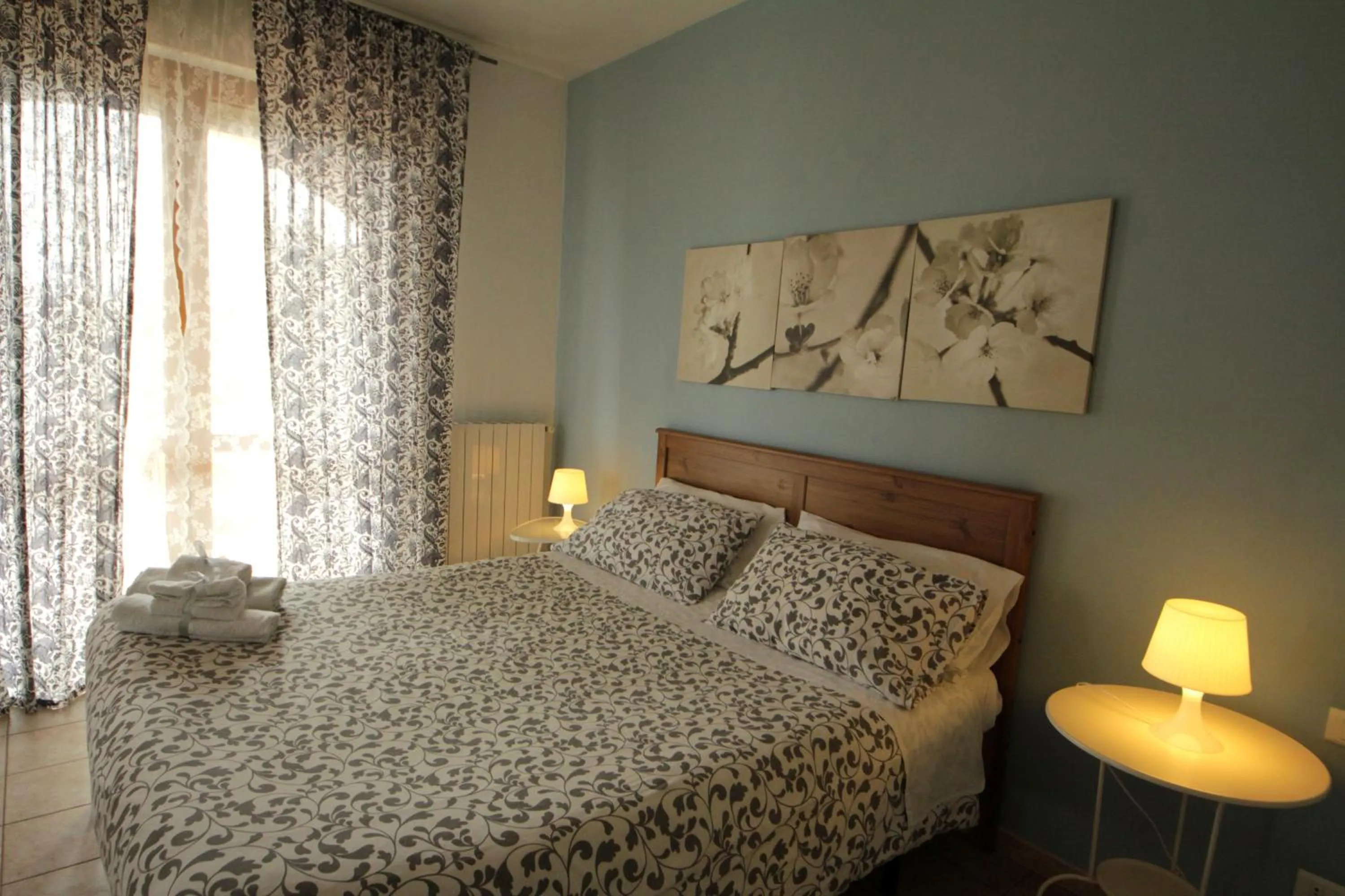 Bed in B&B La Rosa Blu