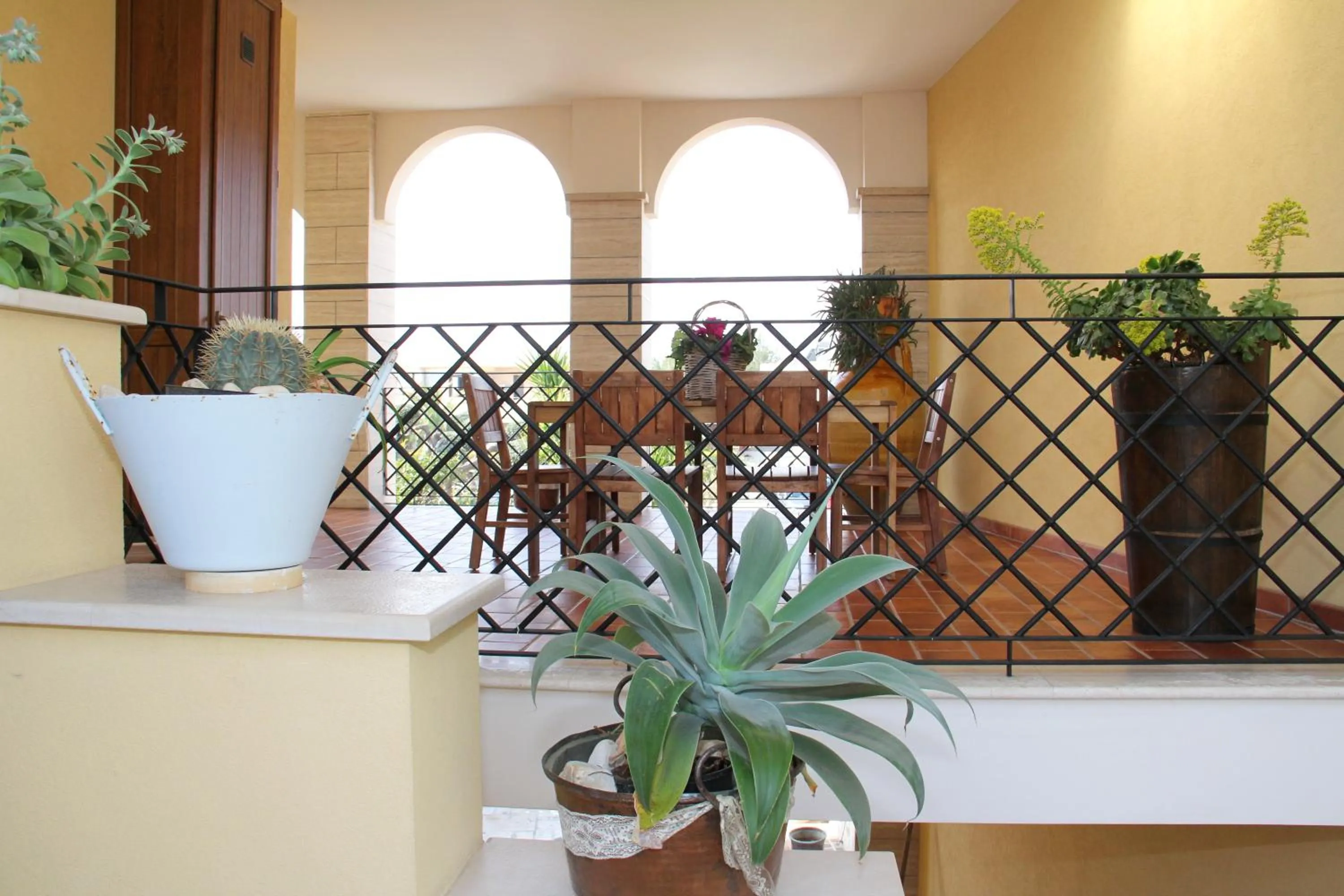 Decorative detail in B&B La Rosa Blu