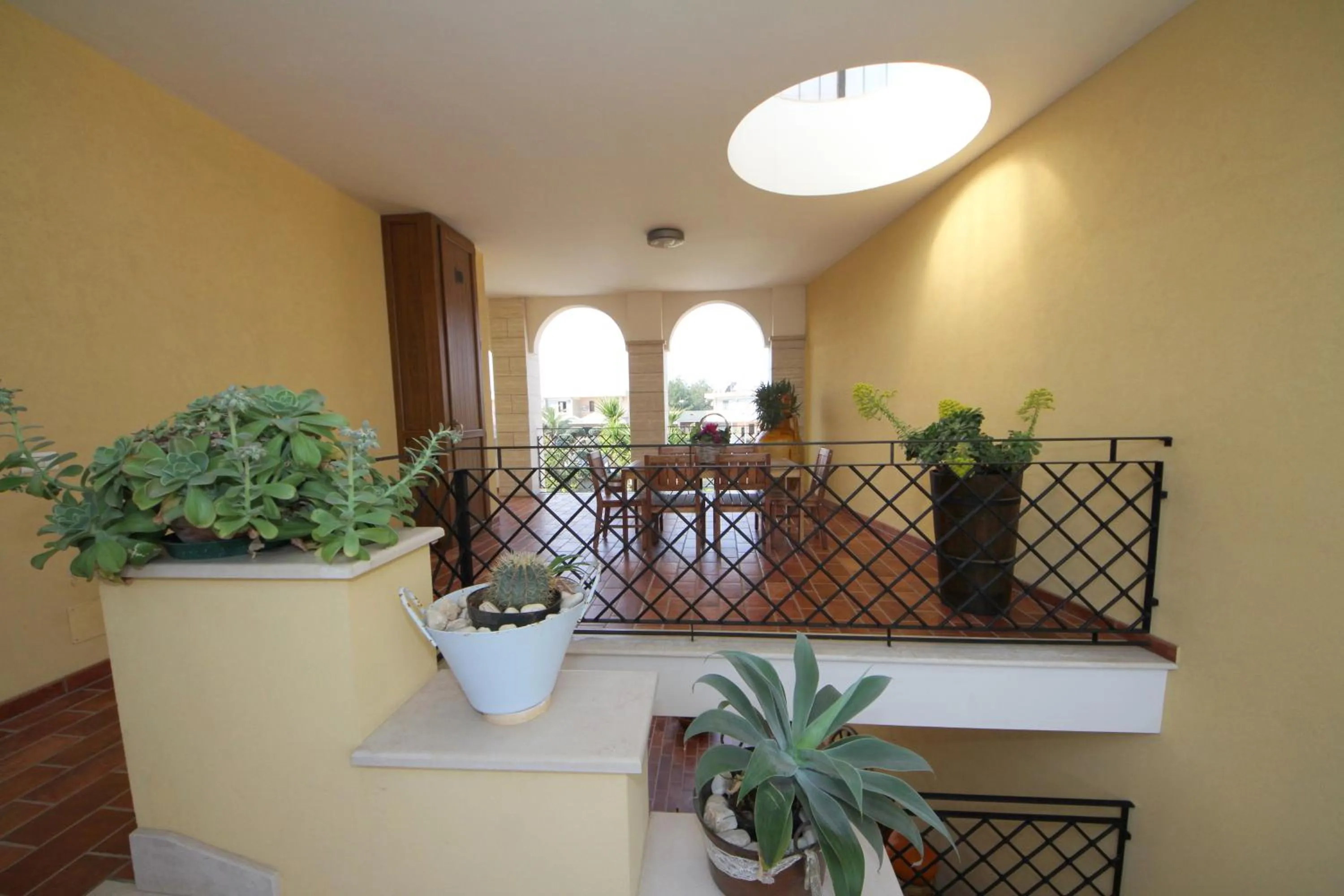 Balcony/Terrace in B&B La Rosa Blu