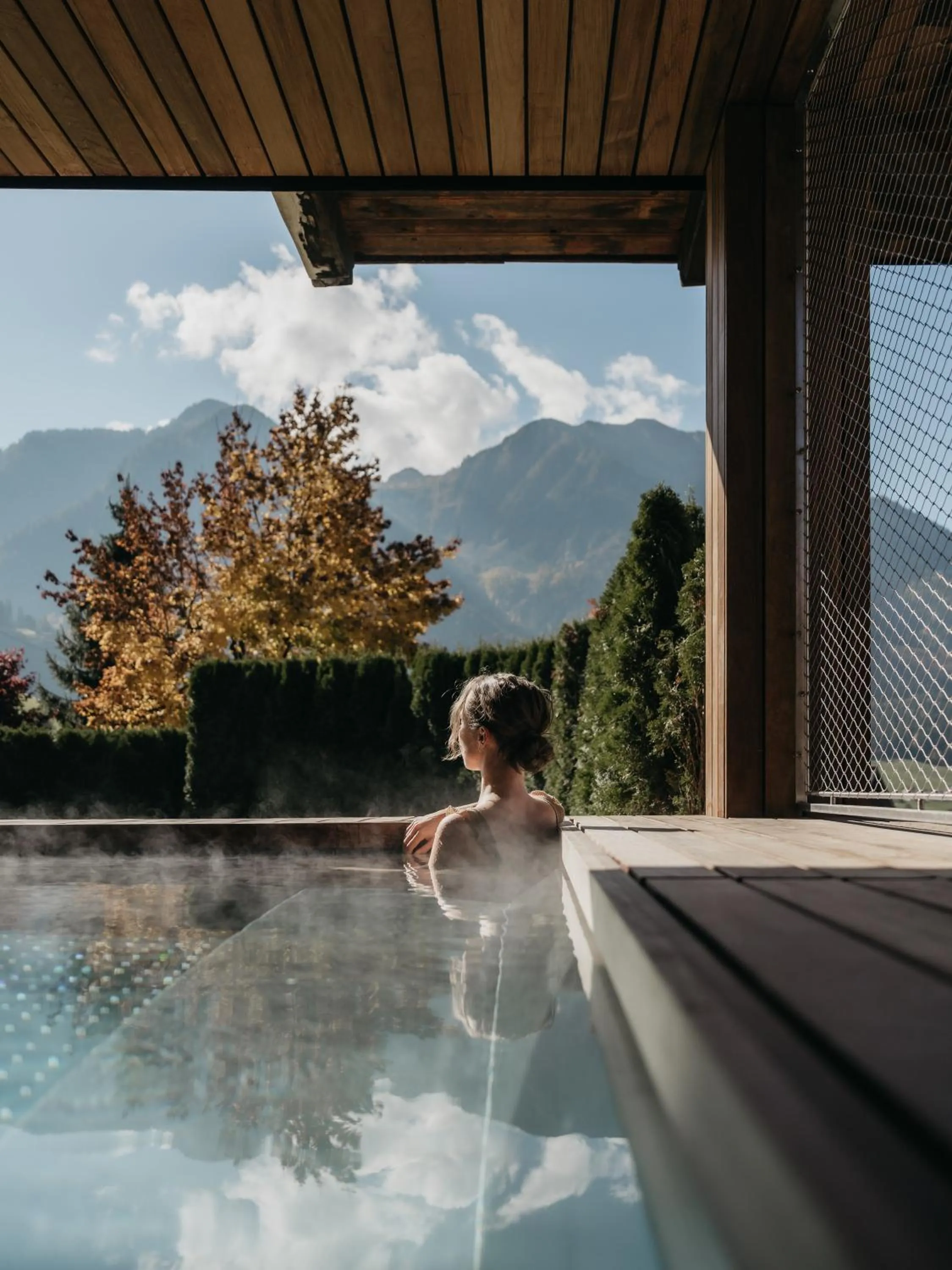 Swimming pool in Sonnhof Alpendorf - an adults only place