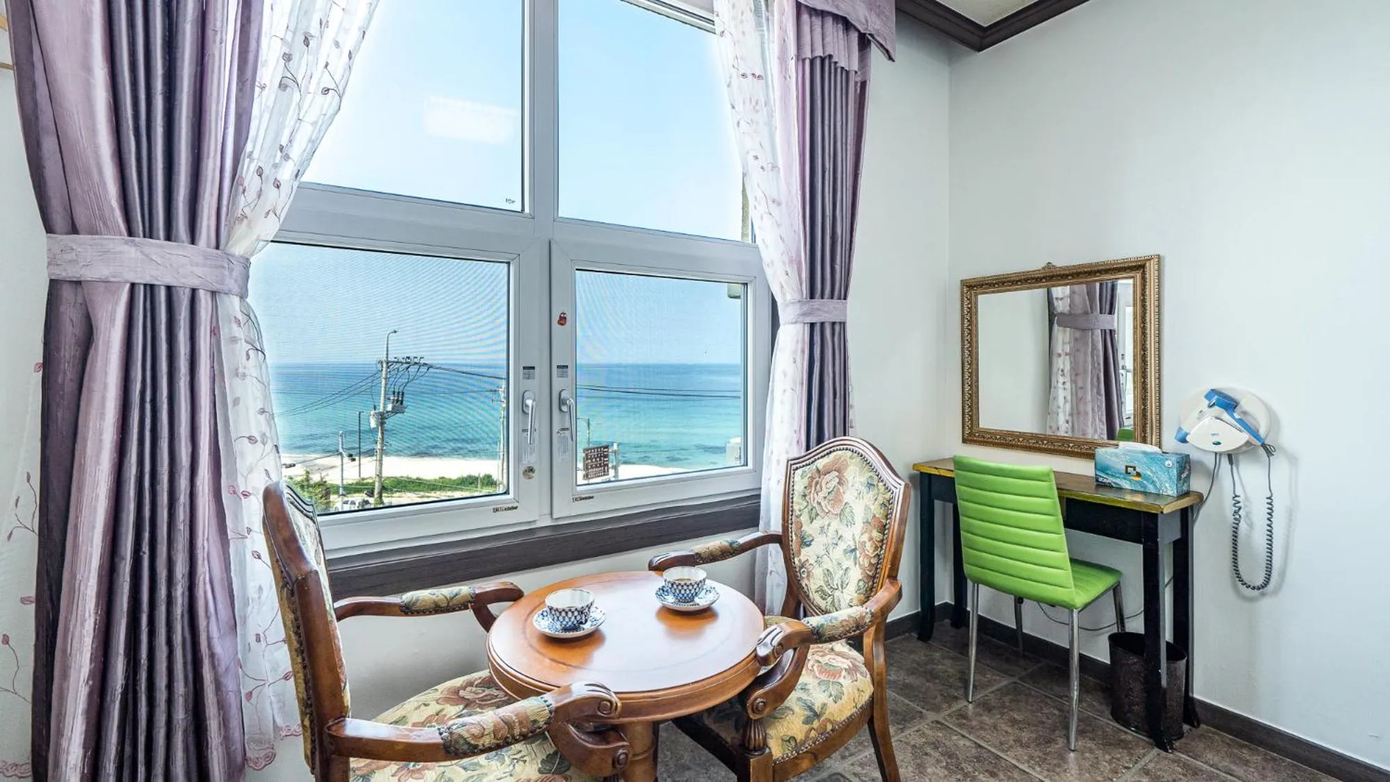 Sea view in Pension Badawa