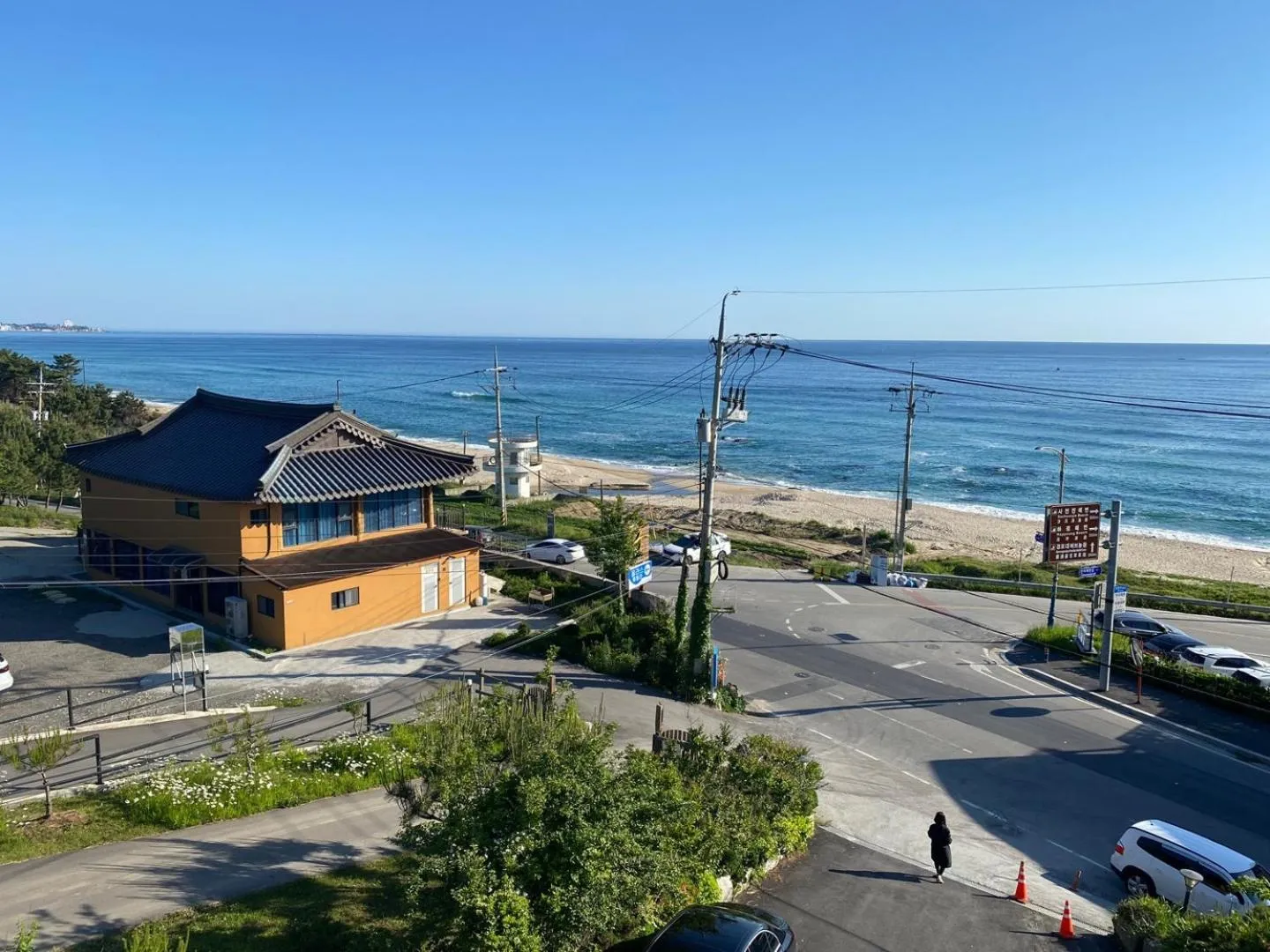 Sea view in Pension Badawa