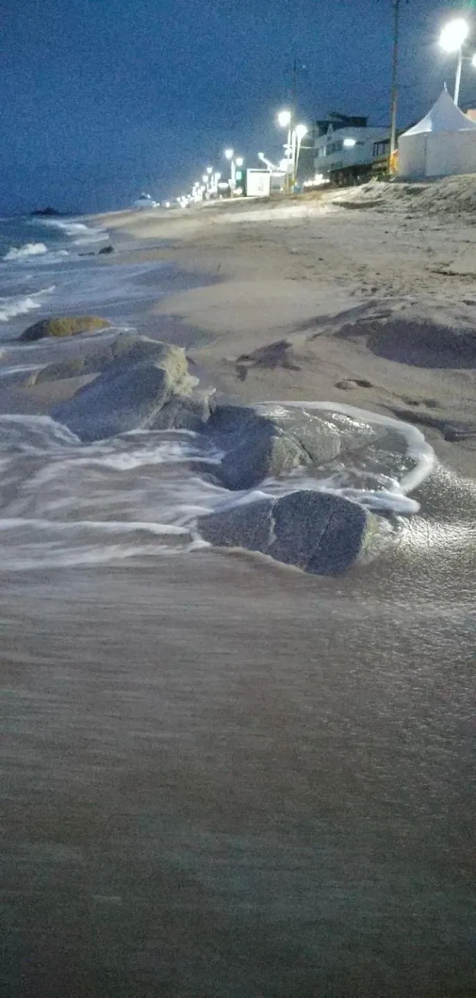 Beach in Pension Badawa