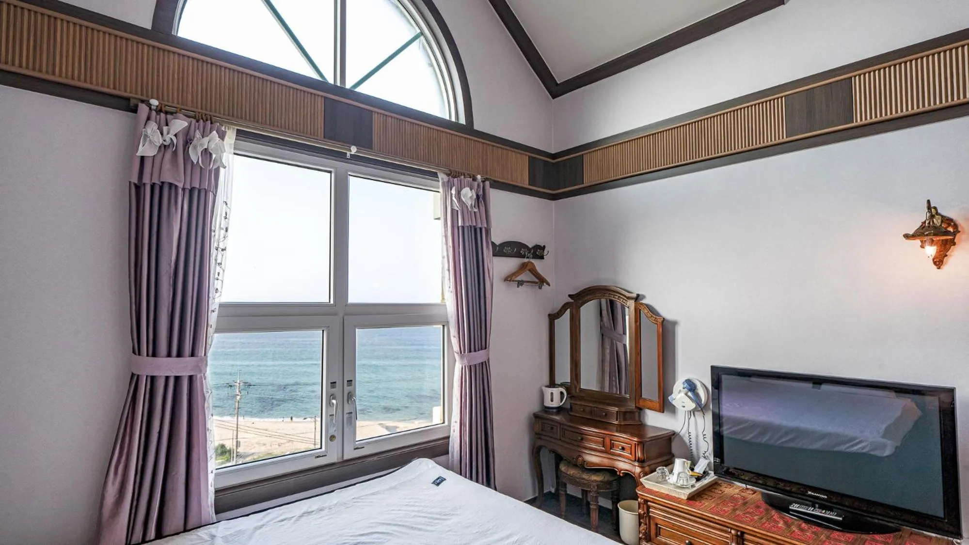 Sea view, Bed in Pension Badawa