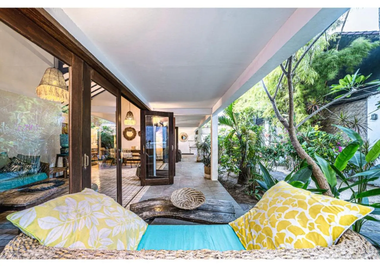 Patio in Tír na nÓg Beachfront Resort