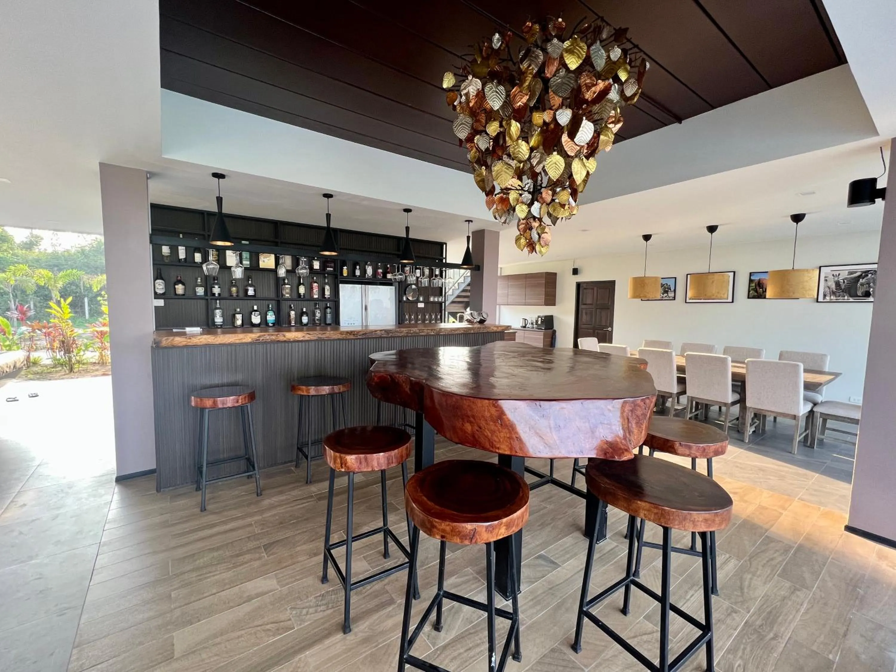 Living room in I love phants Lodge