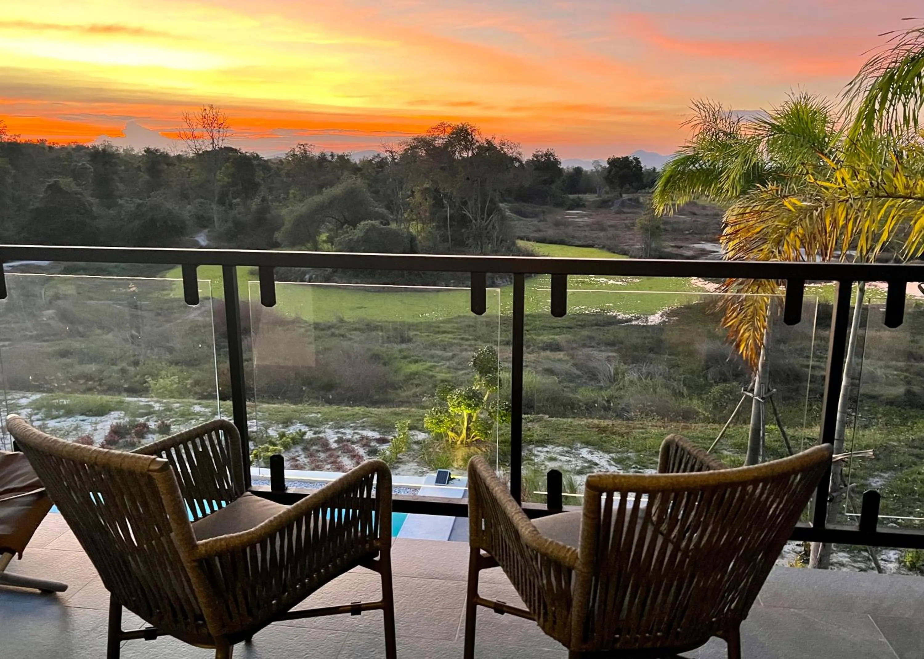 Balcony/Terrace in I love phants Lodge