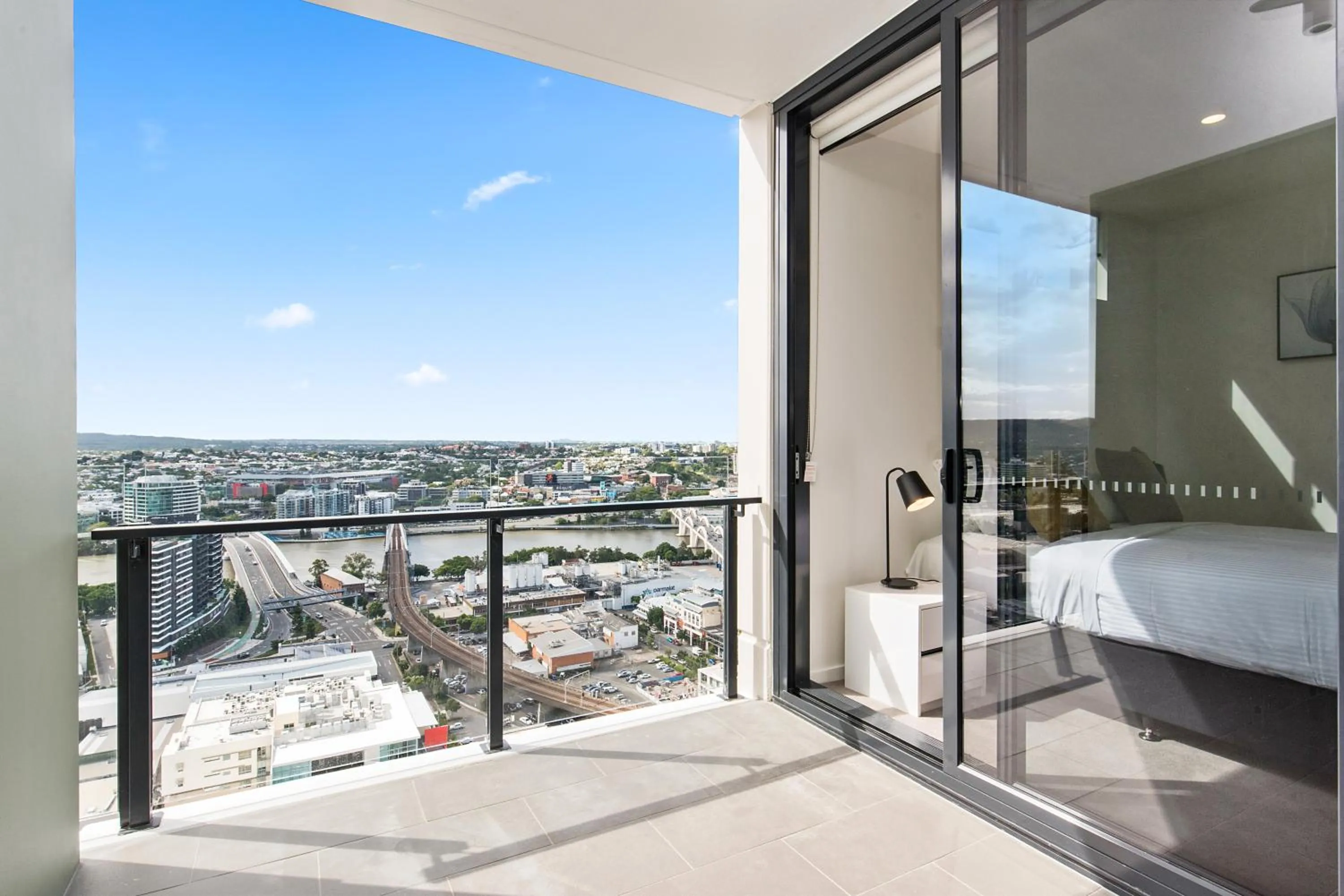 View (from property/room), Bed in Ivy and Eve Apartments by CLLIX