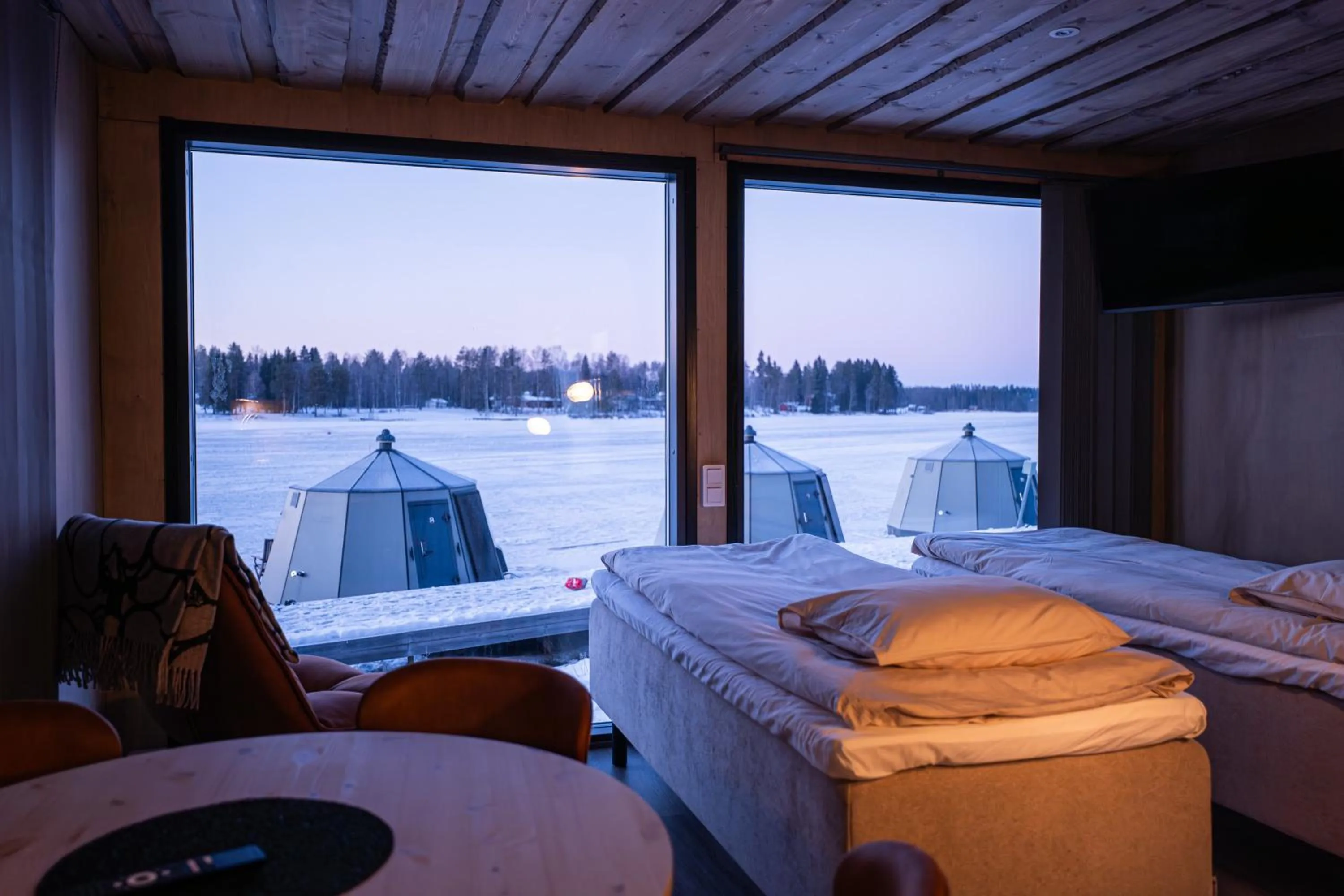 Bedroom, Bed in Arctic Guesthouse & Igloos