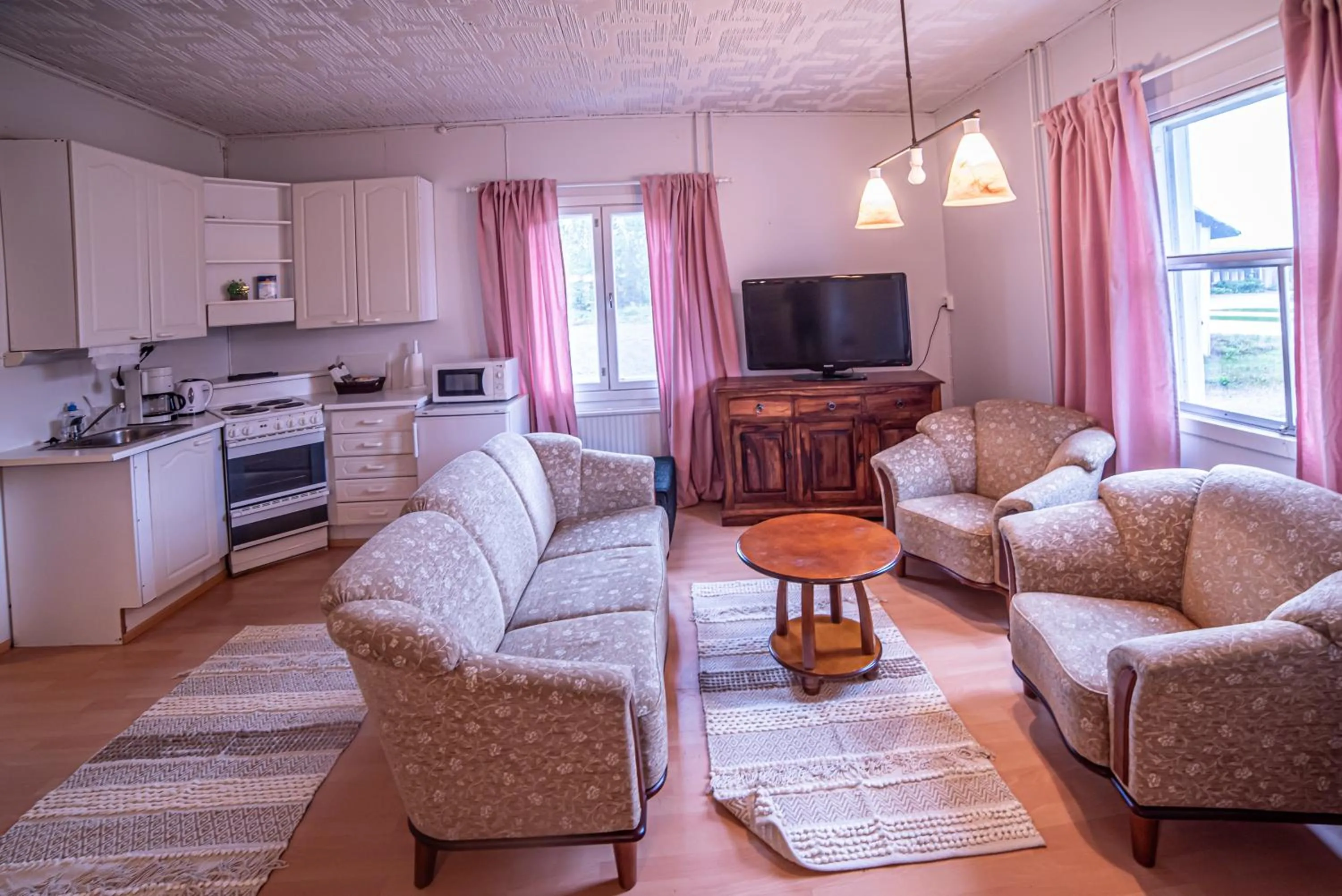 Living room in Arctic Guesthouse & Igloos