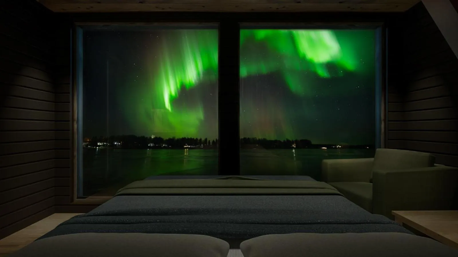 Bed in Arctic Guesthouse & Igloos