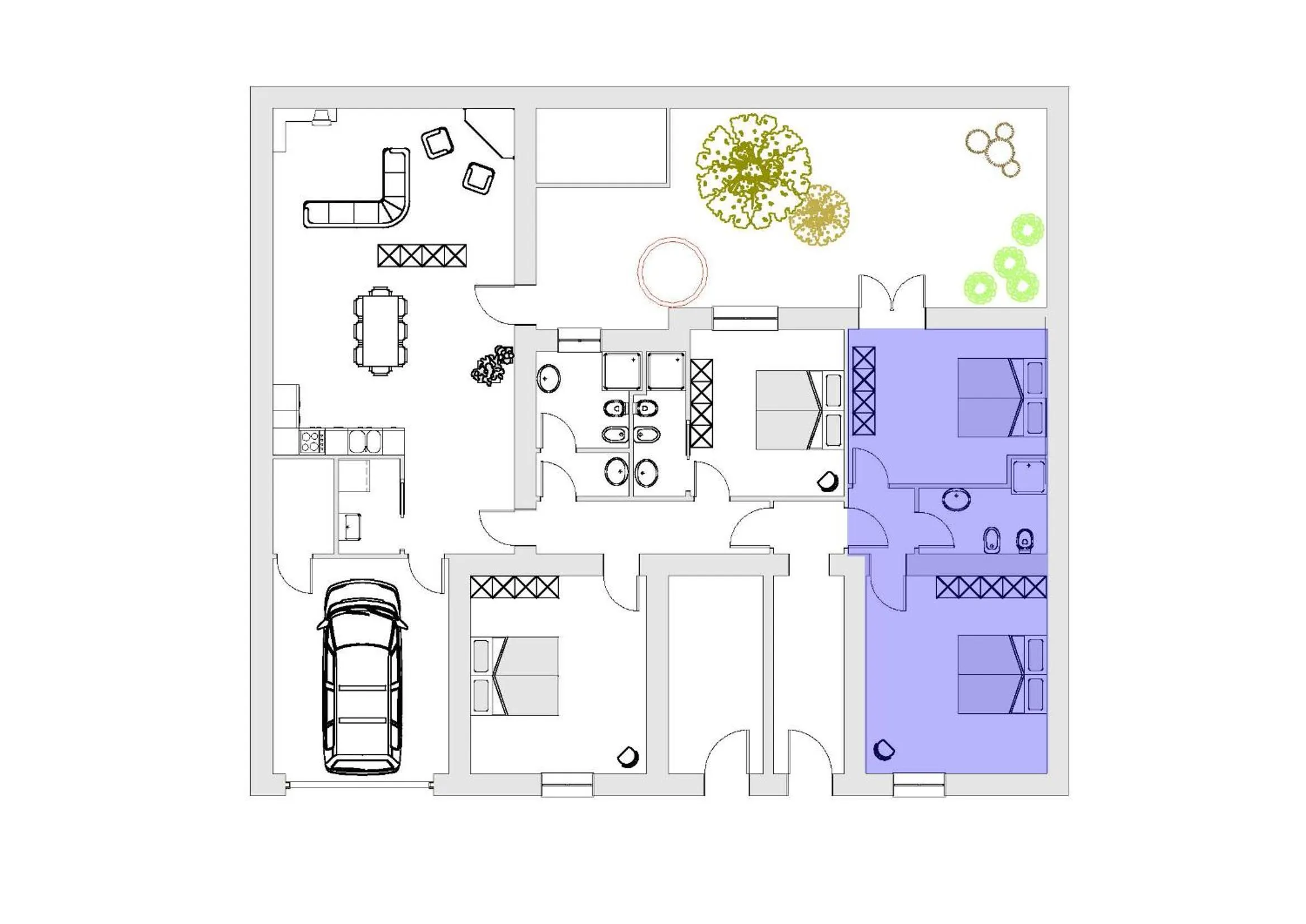 Floor plan in B&B L'Albero Dei Limoni