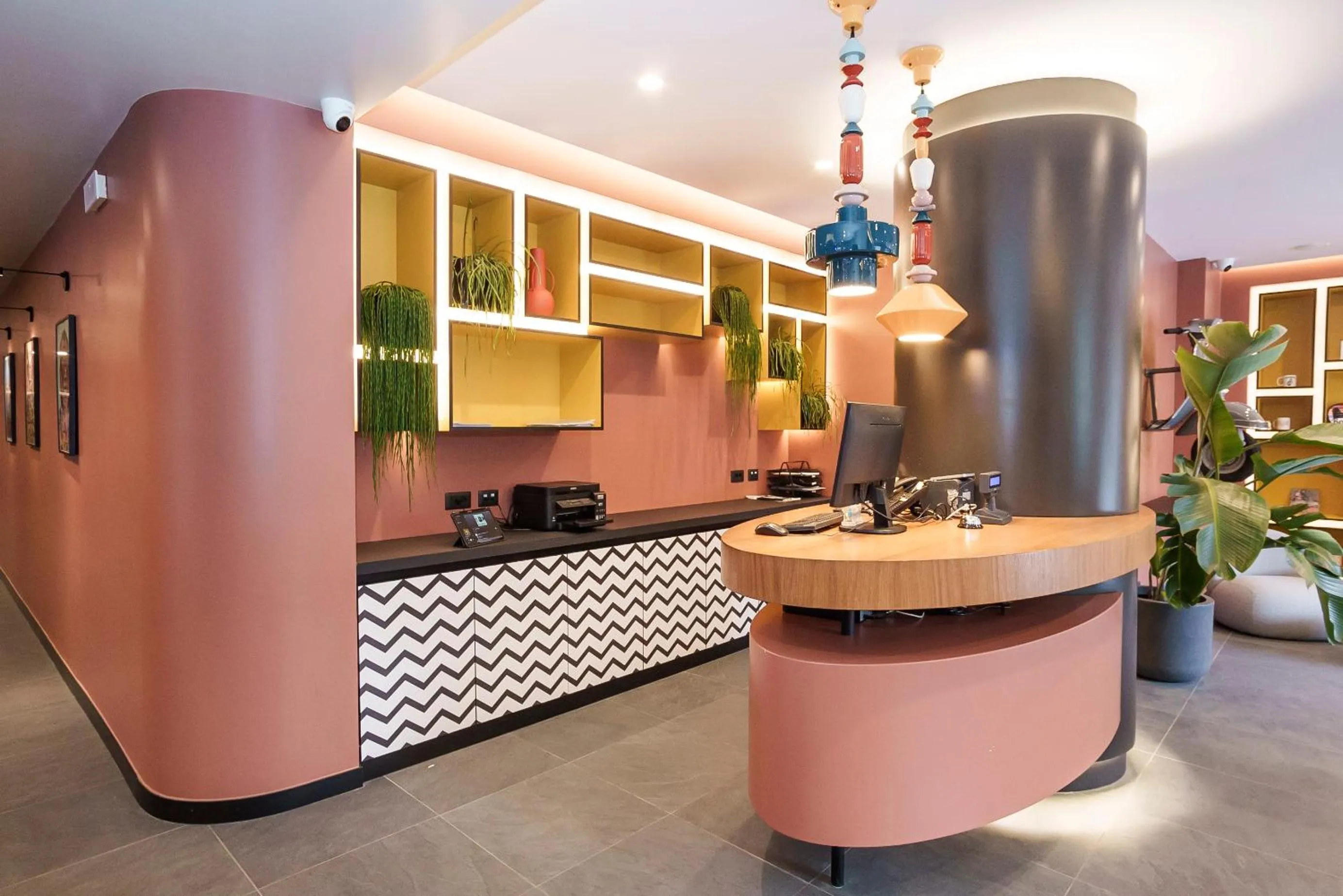 Lobby or reception in Aparthotel Colombo Roma