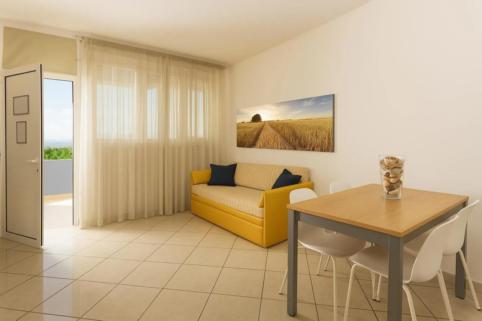 Living room in Residence Hotel Piccadilly