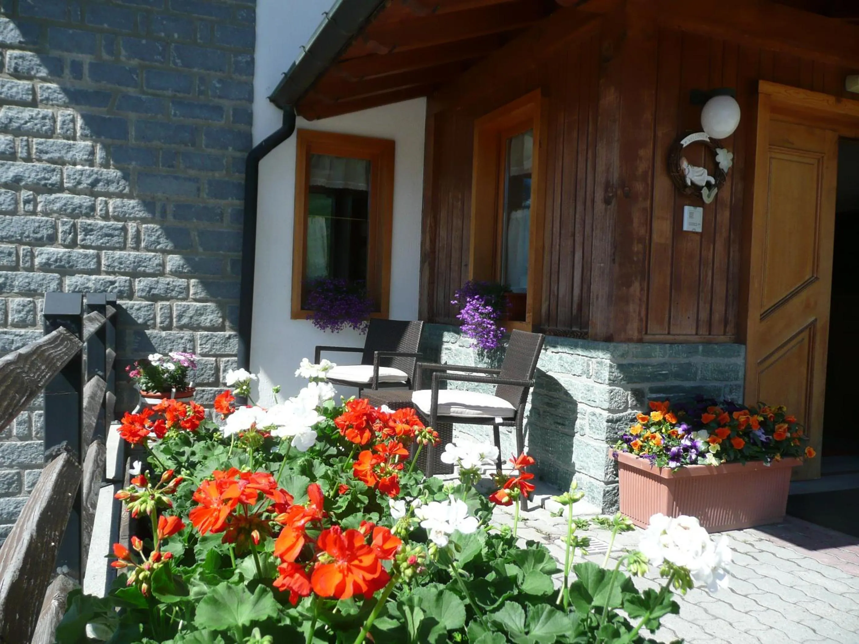 Balcony/Terrace in Hotel Le Clocher