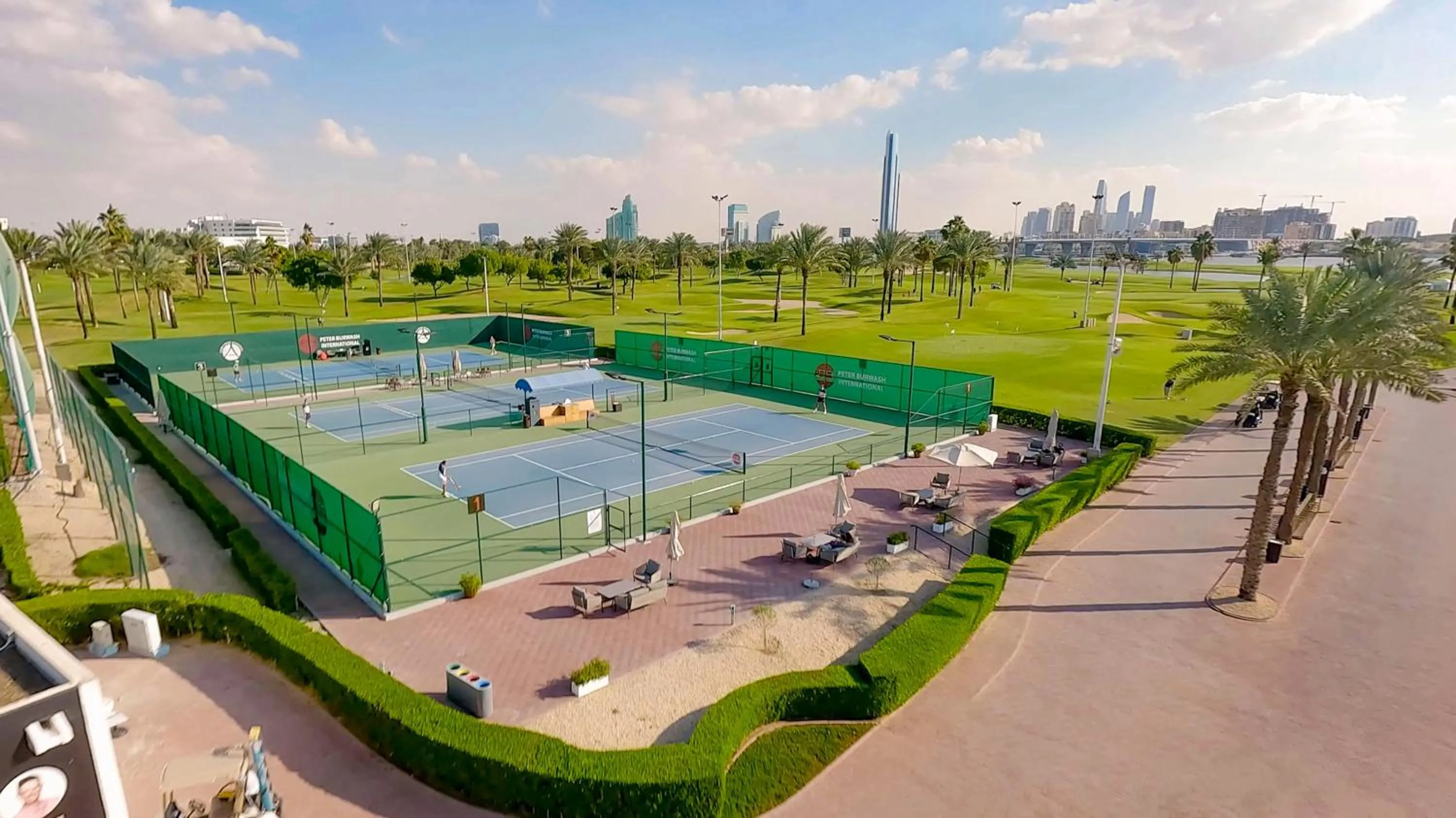 Tennis court in Elara & Golf Villas - curated by Park Hyatt Dubai