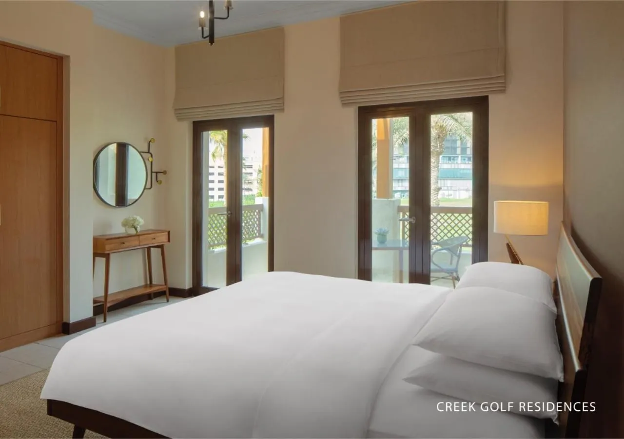 Bedroom, Bed in Elara & Golf Villas - curated by Park Hyatt Dubai