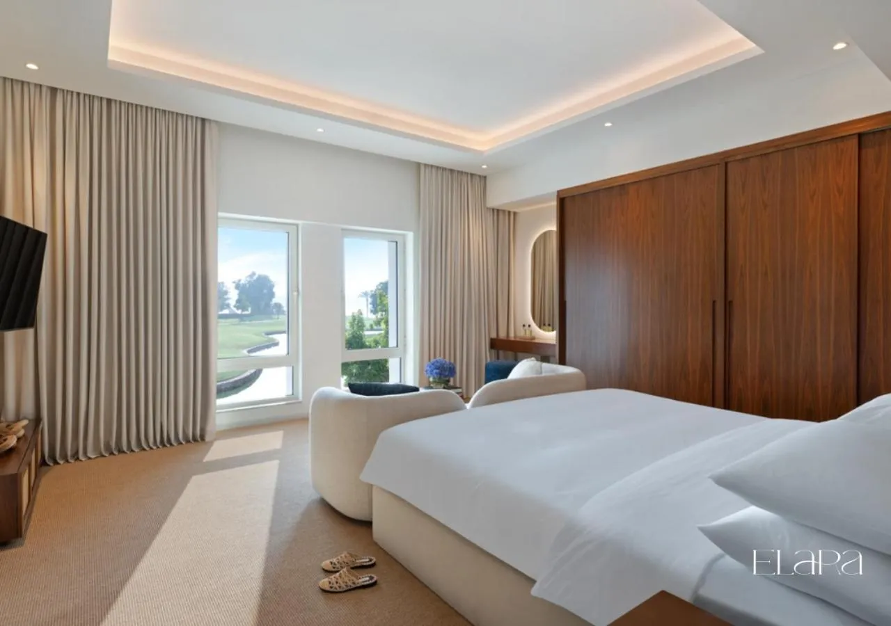 Bedroom, Bed in Elara & Golf Villas - curated by Park Hyatt Dubai