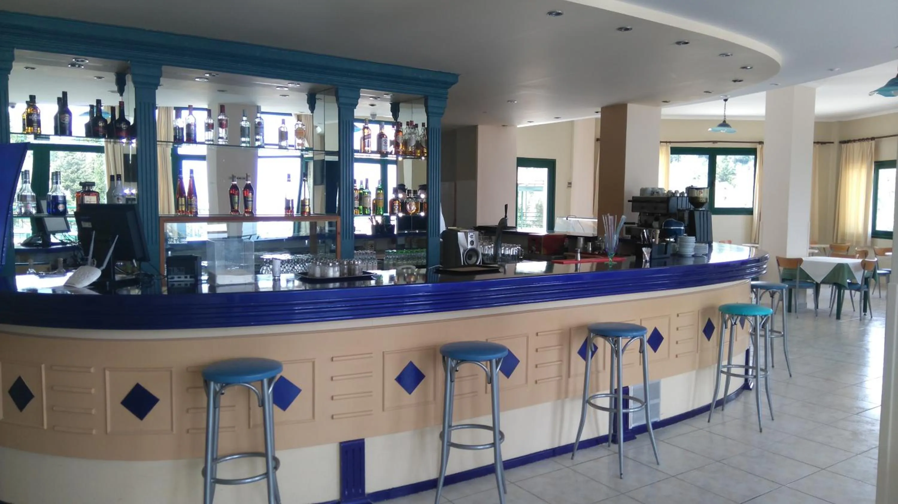 Lobby or reception in Santa Marina Hotel