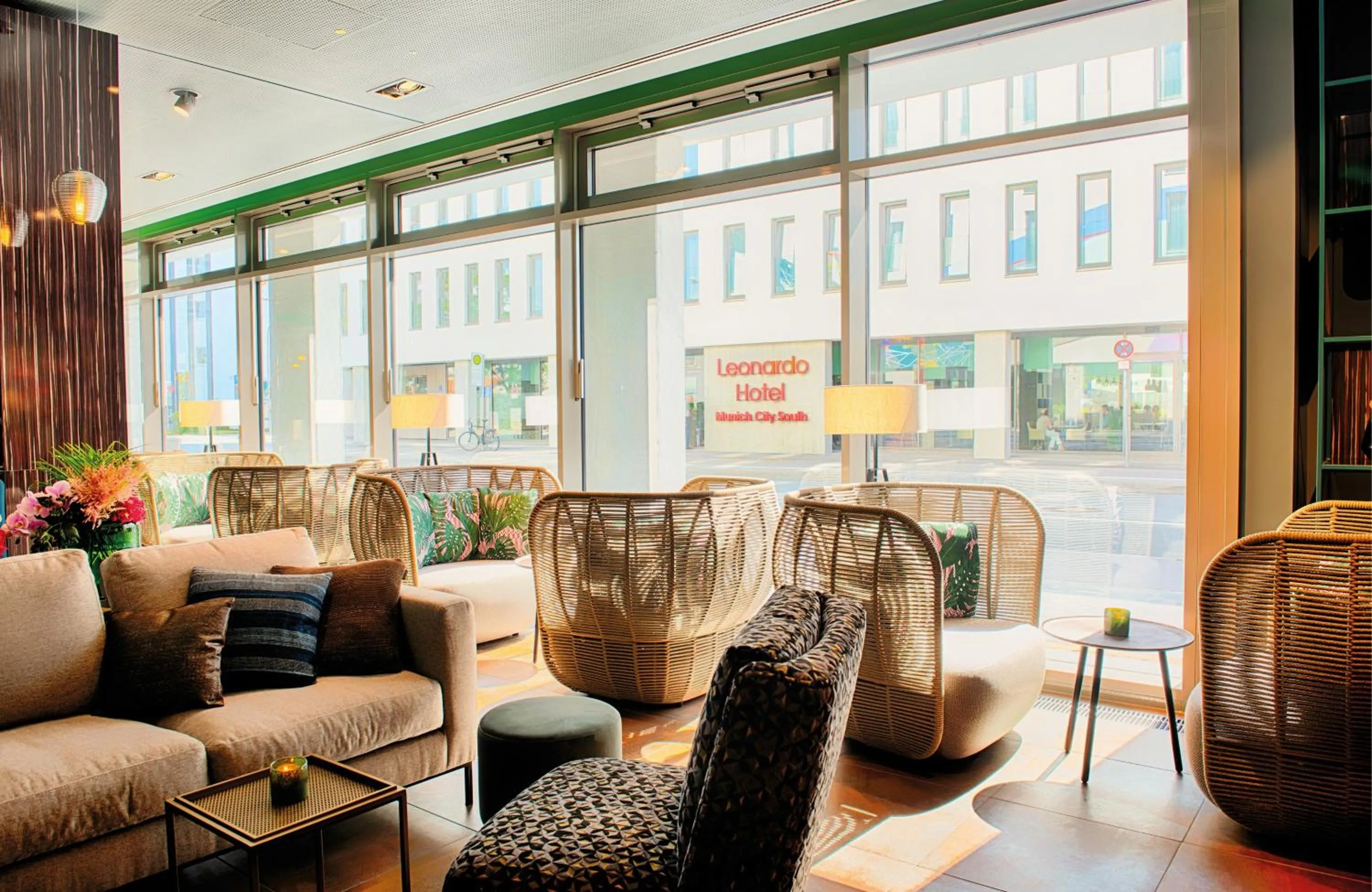 Lobby or reception in NYX Hotel Munich by Leonardo Hotels