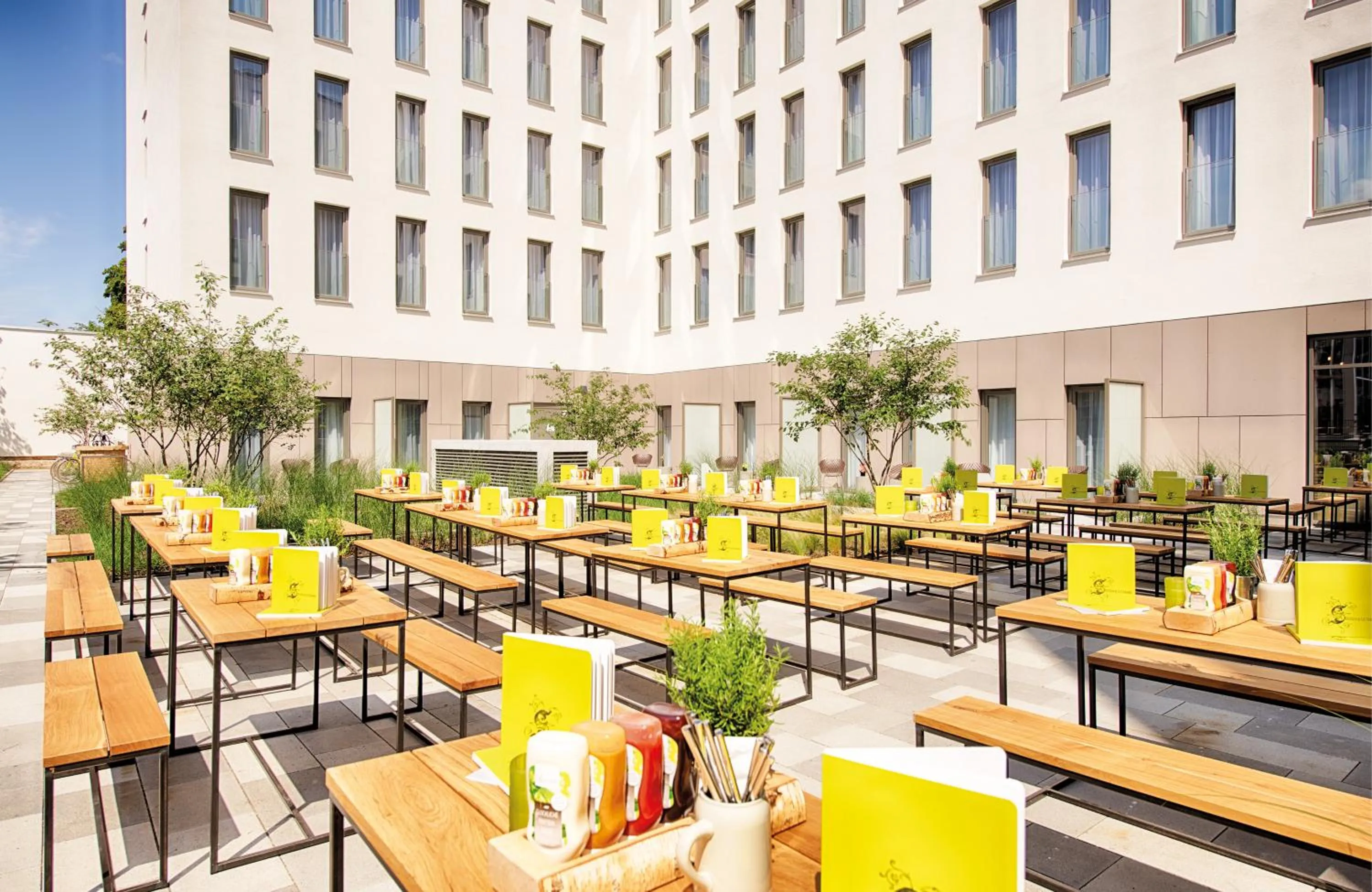 Balcony/Terrace in NYX Hotel Munich by Leonardo Hotels